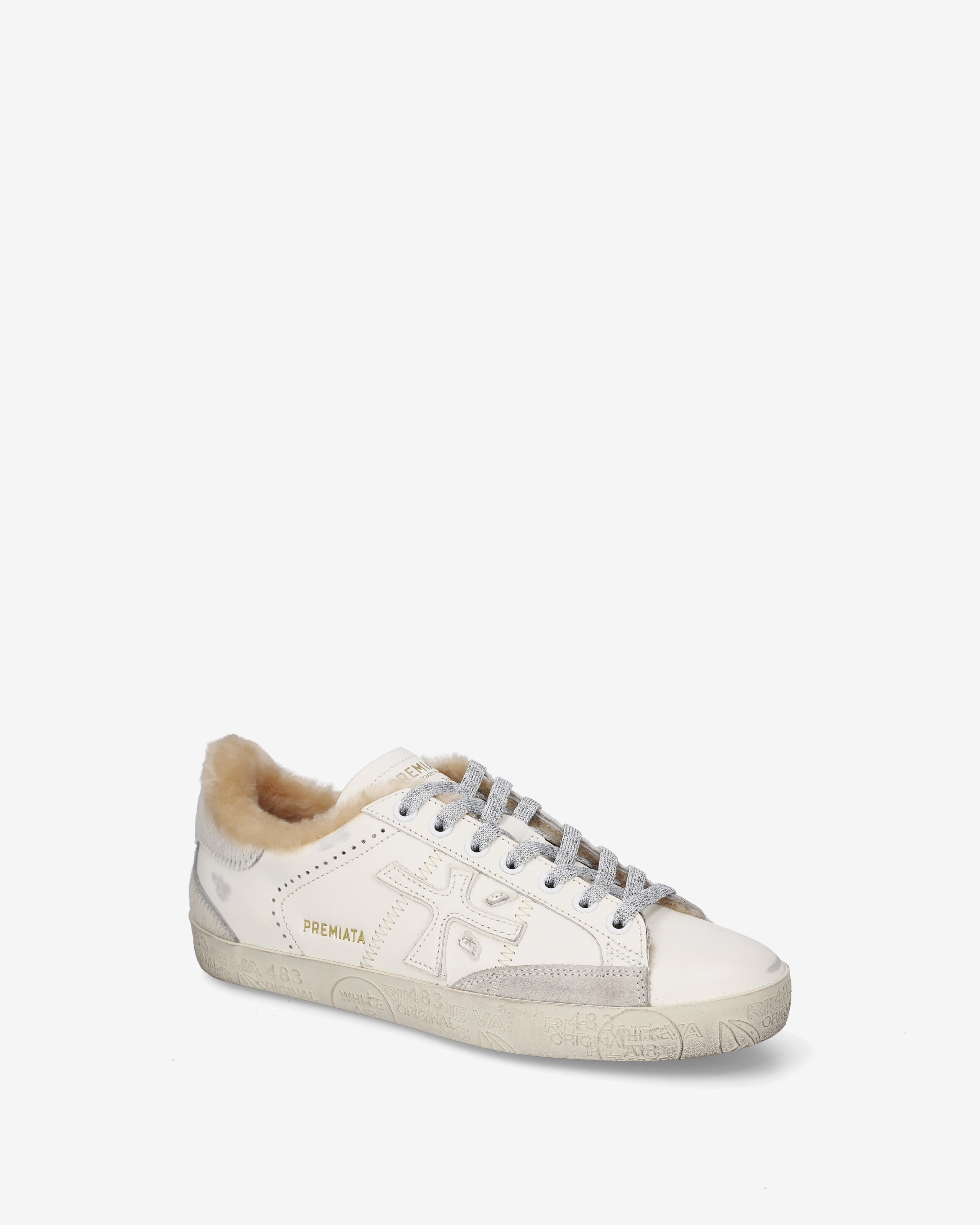 premiata-stevend-7608m-sneaker-panna-silber-herren image 4