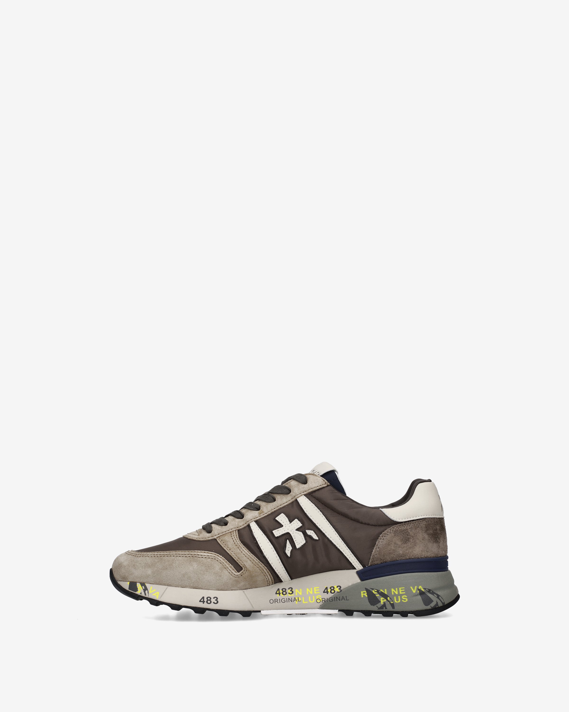 premiata-lander-7704-sneaker-herren-tortora-braun image 3