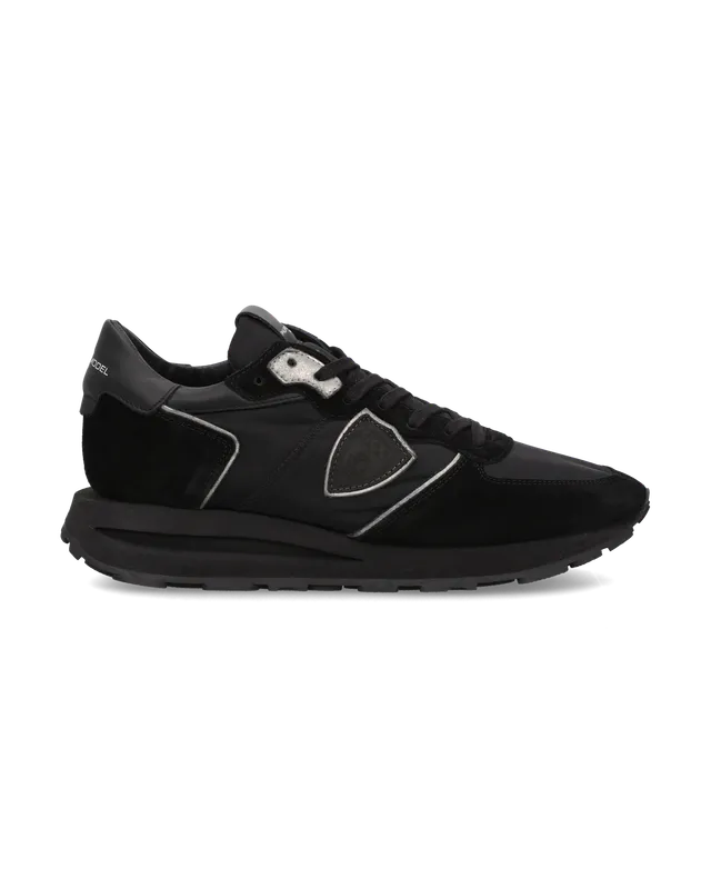 philippe-model-tropez-haute-sneaker-herren-schwarz-anthrazit image 1