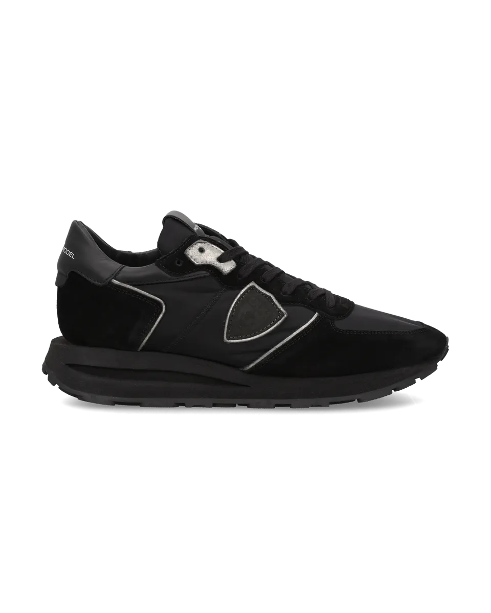 philippe-model-tropez-haute-sneaker-herren-schwarz-anthrazit image 1