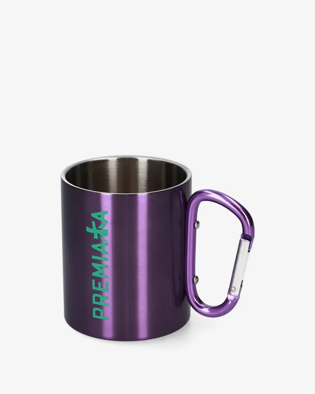 premiata-mug-carabiner-purple-edelstahl-tasse image 1