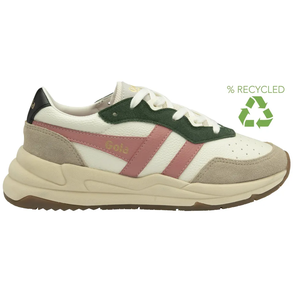 gola-saturn-quadrant-damen-sneaker-off-white-beige-korallenrosa image 1