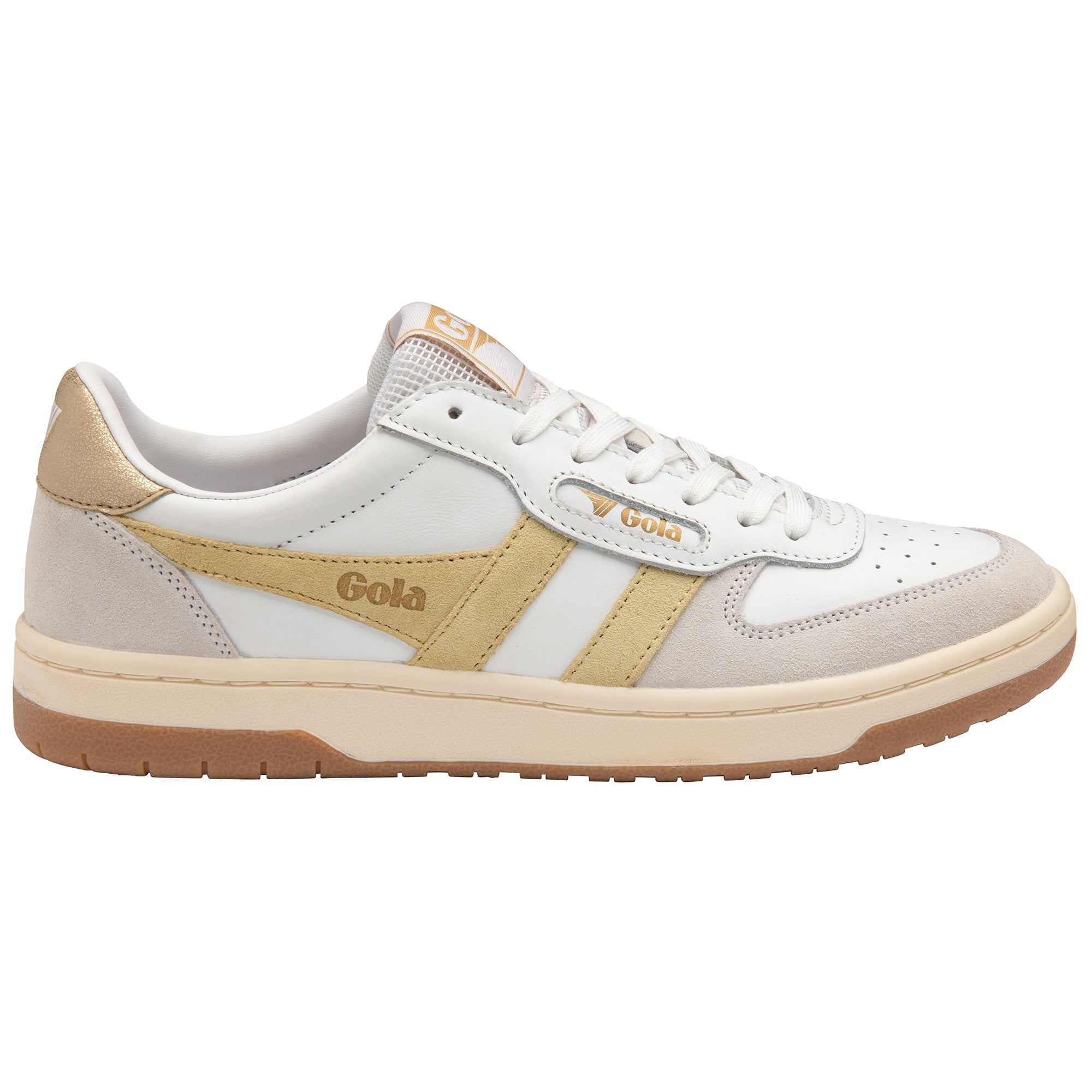 gola-hawk-classics-sneaker-damen-wei-zitronengelb-gold image 1