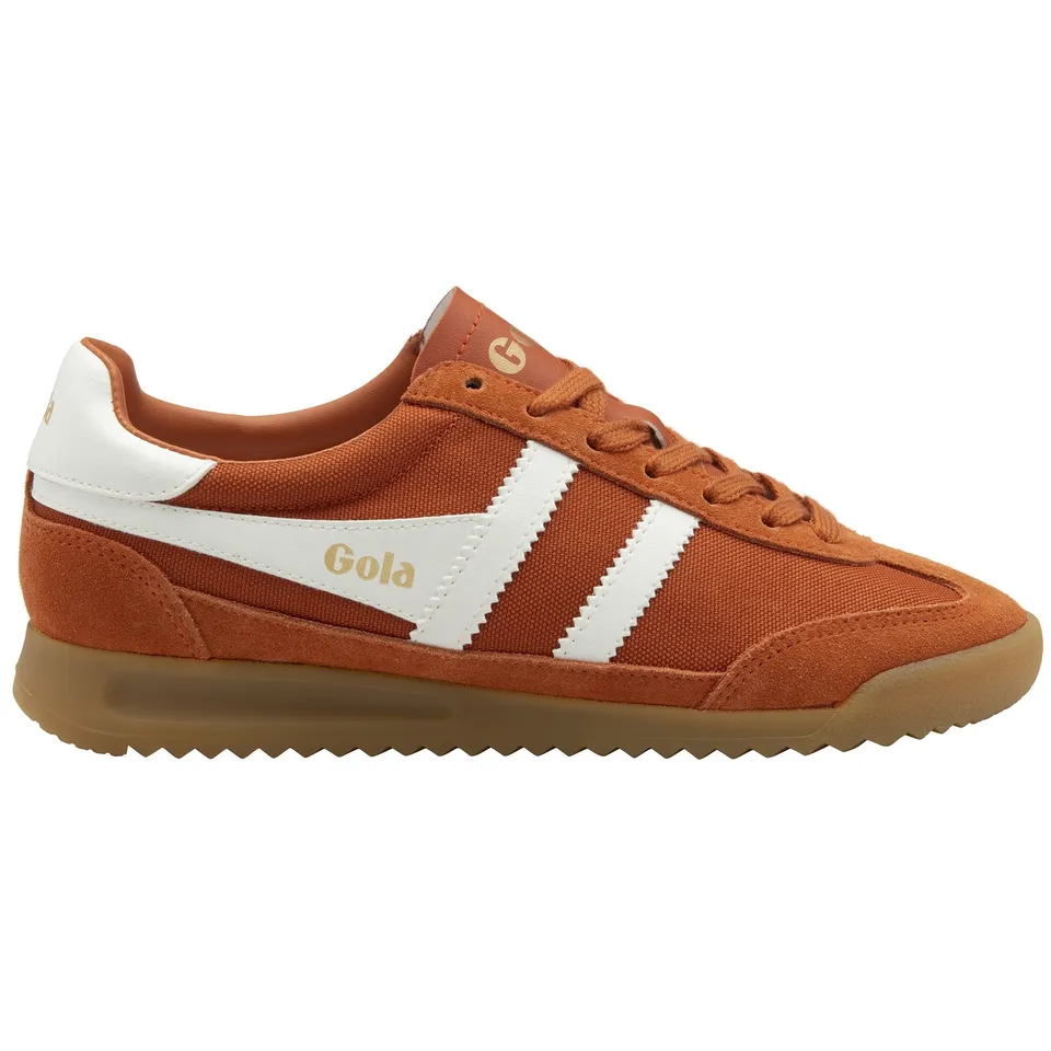 gola-tornado-damen-sneaker-orange-nylon-wildleder image 1