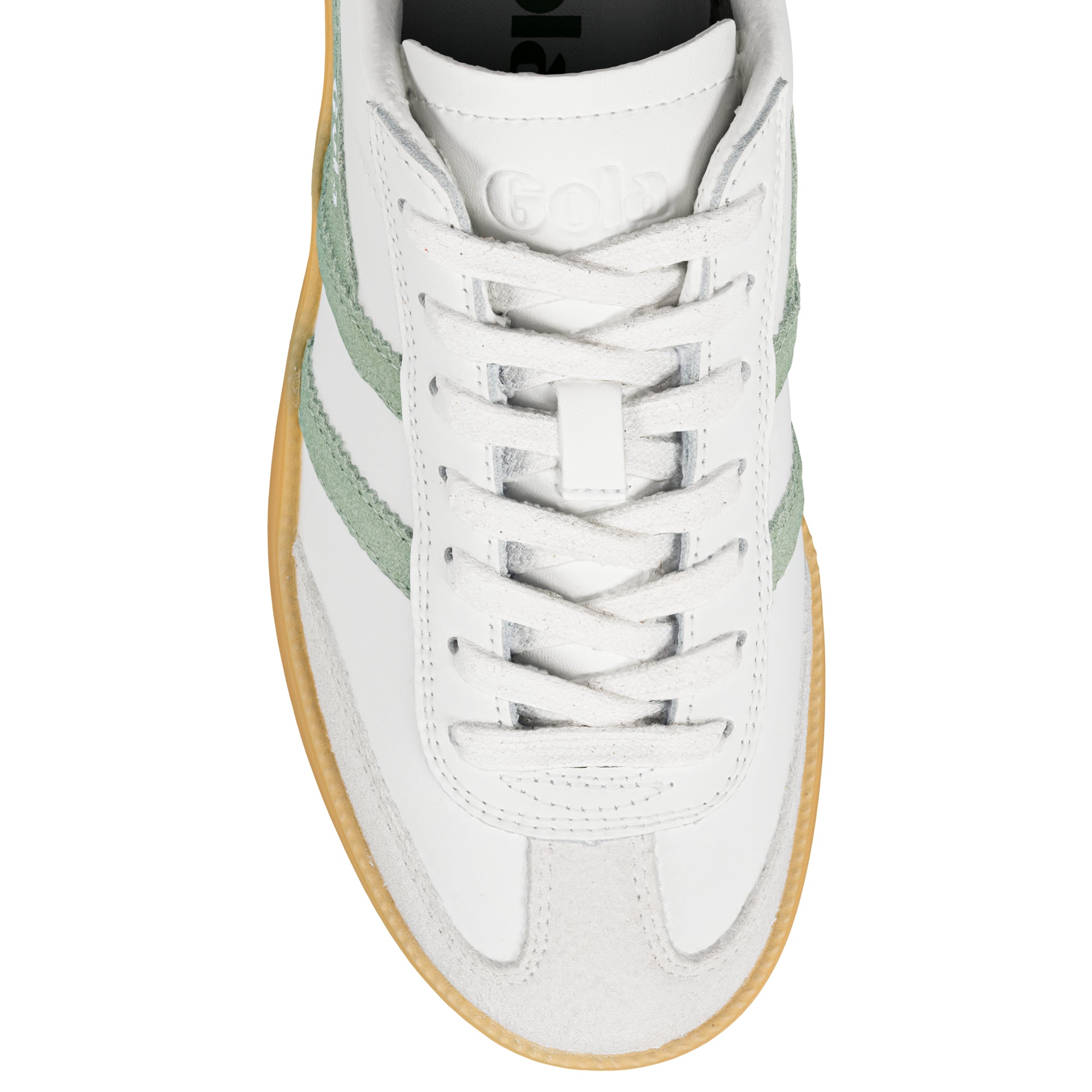 gola-viper-leder-sneaker-f-r-damen-wei-gr-n-kirschrot image 4