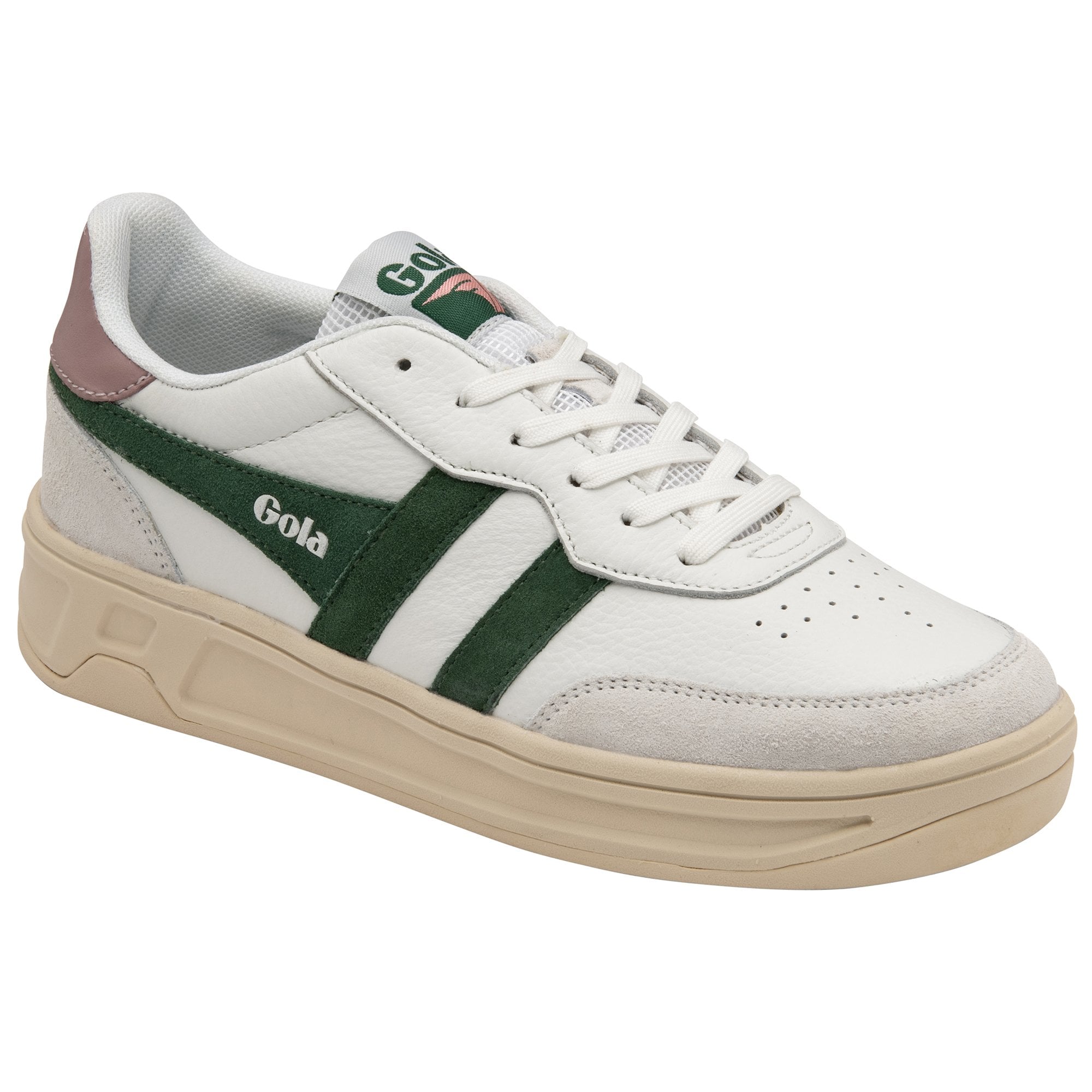 gola-topspin-damen-sneaker-wei-tannengr-n-pastellrosa image 2