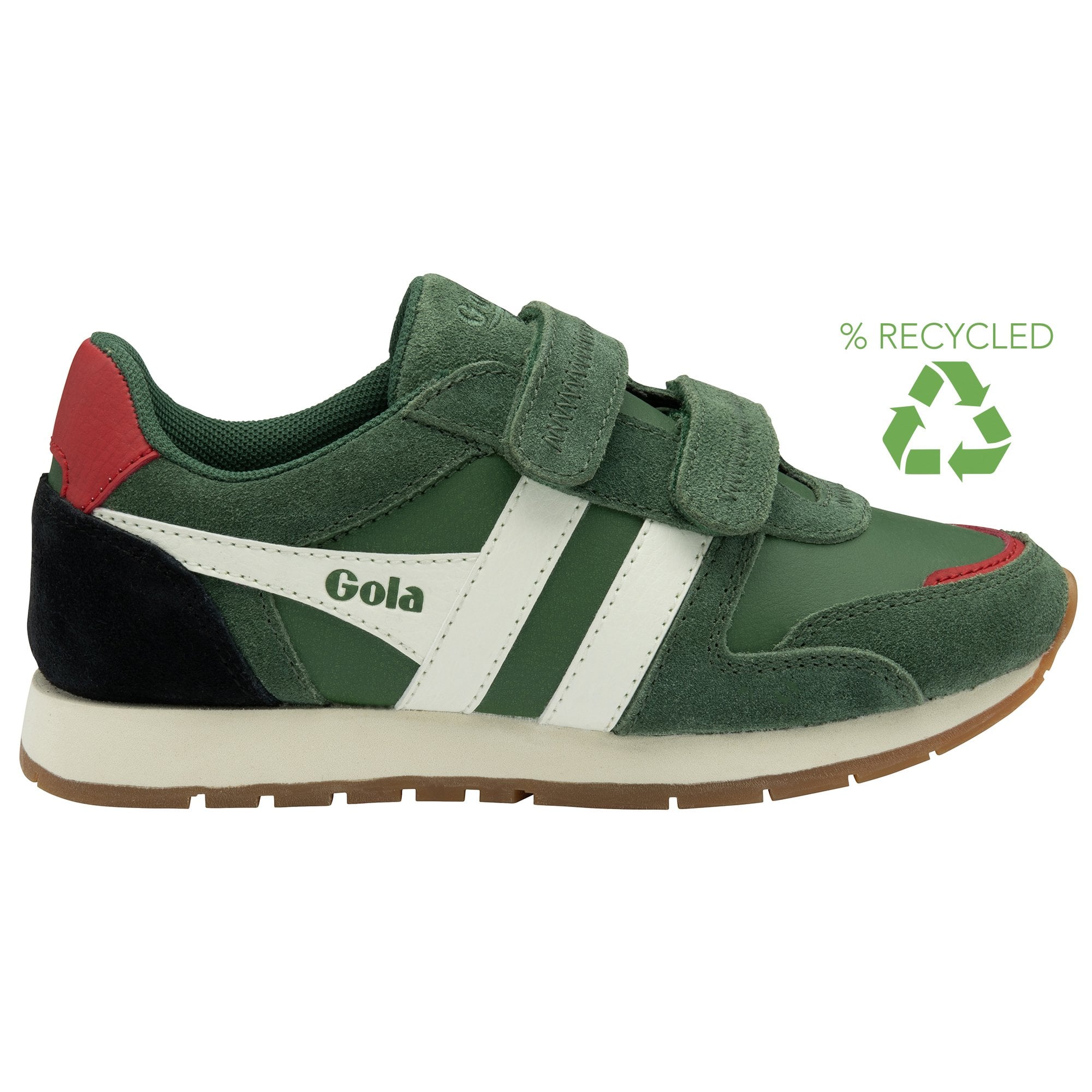 gola-austin-strap-kinder-sneaker-evergreen-klett image 1