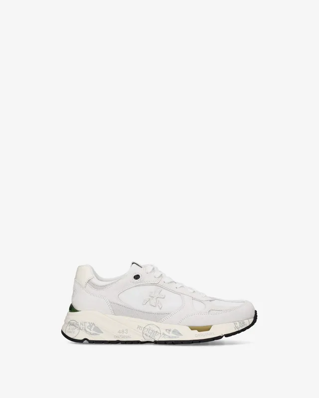 premiata-mased-7823-sneaker-wei-creme-suede-3-5cm image 1