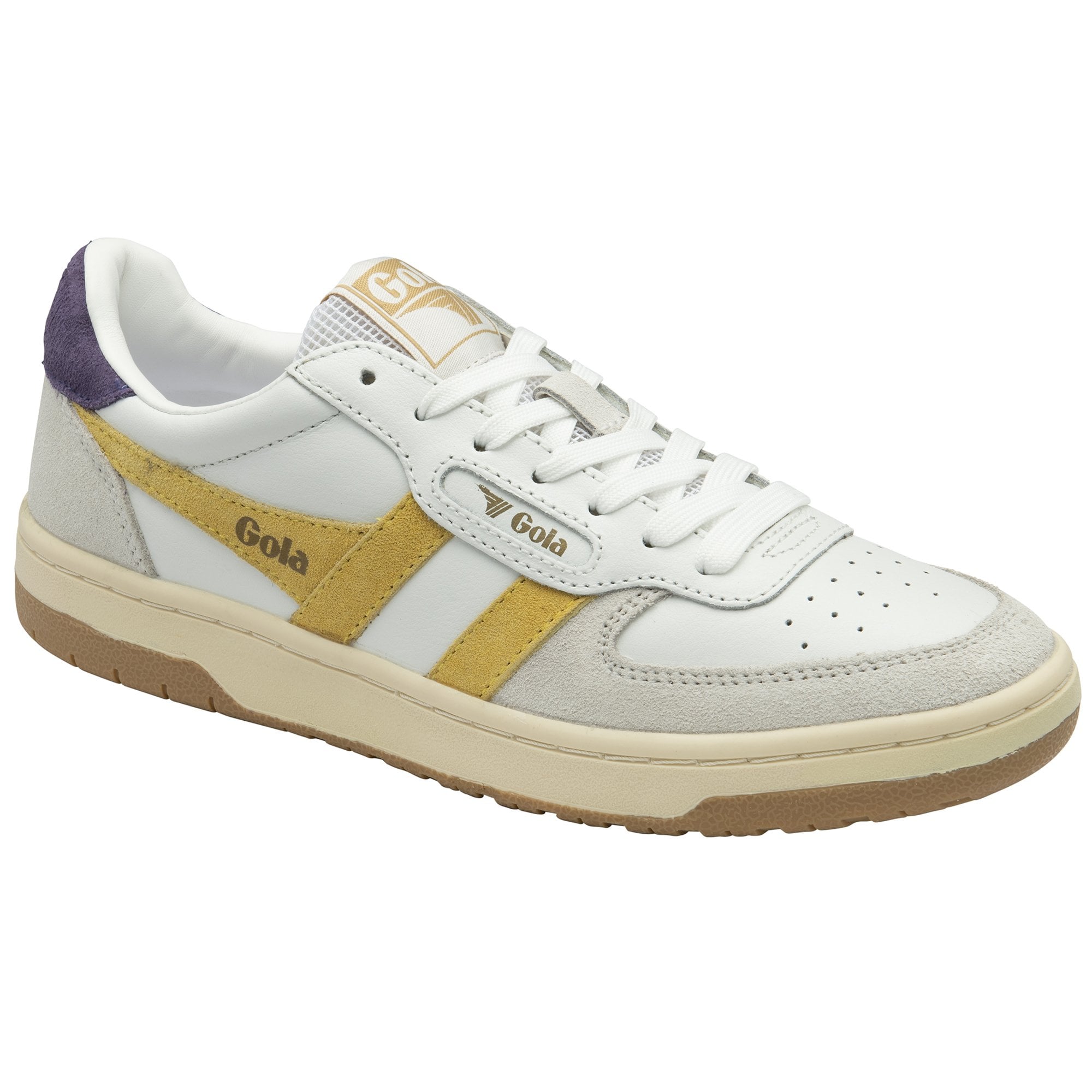 gola-hawk-damen-sneaker-wei-pollen-pflaume-hellgrau image 2