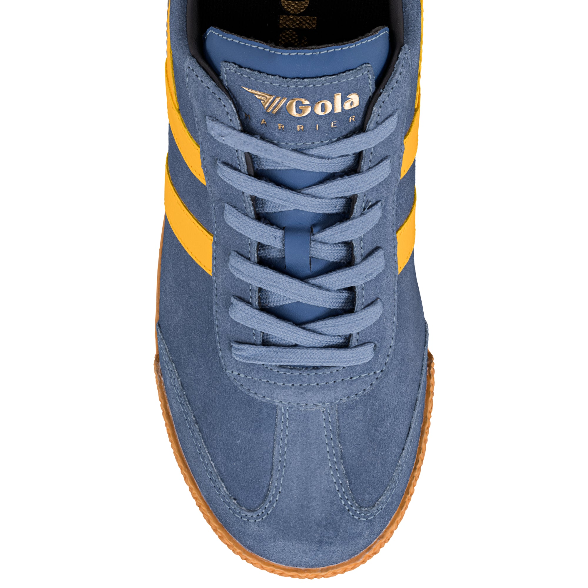 gola-harrier-herren-sneaker-mondhellblau-gelb-aus-wildleder image 4