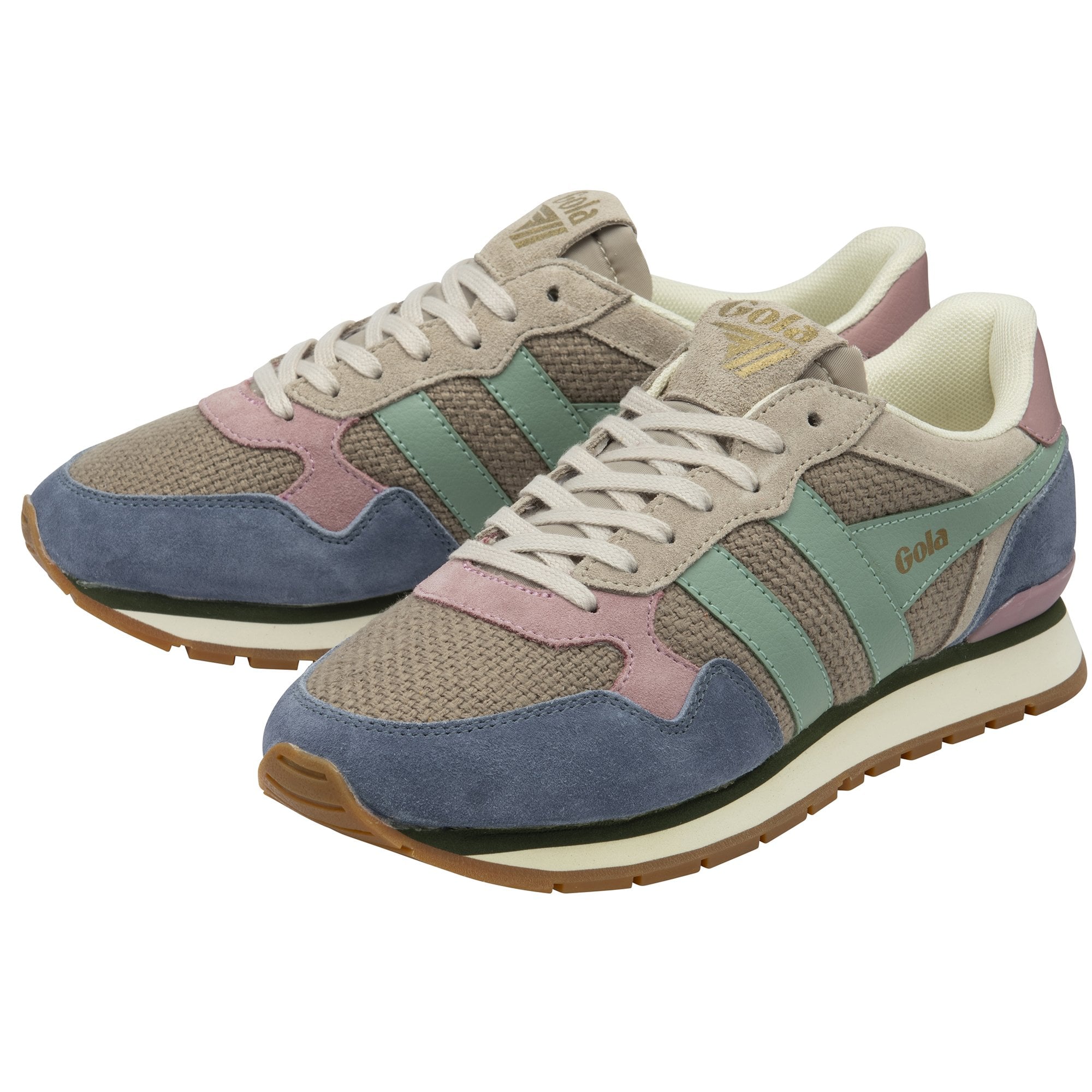 gola-colorado-sneaker-damen-grau-blau-gr-n-rosa image 3
