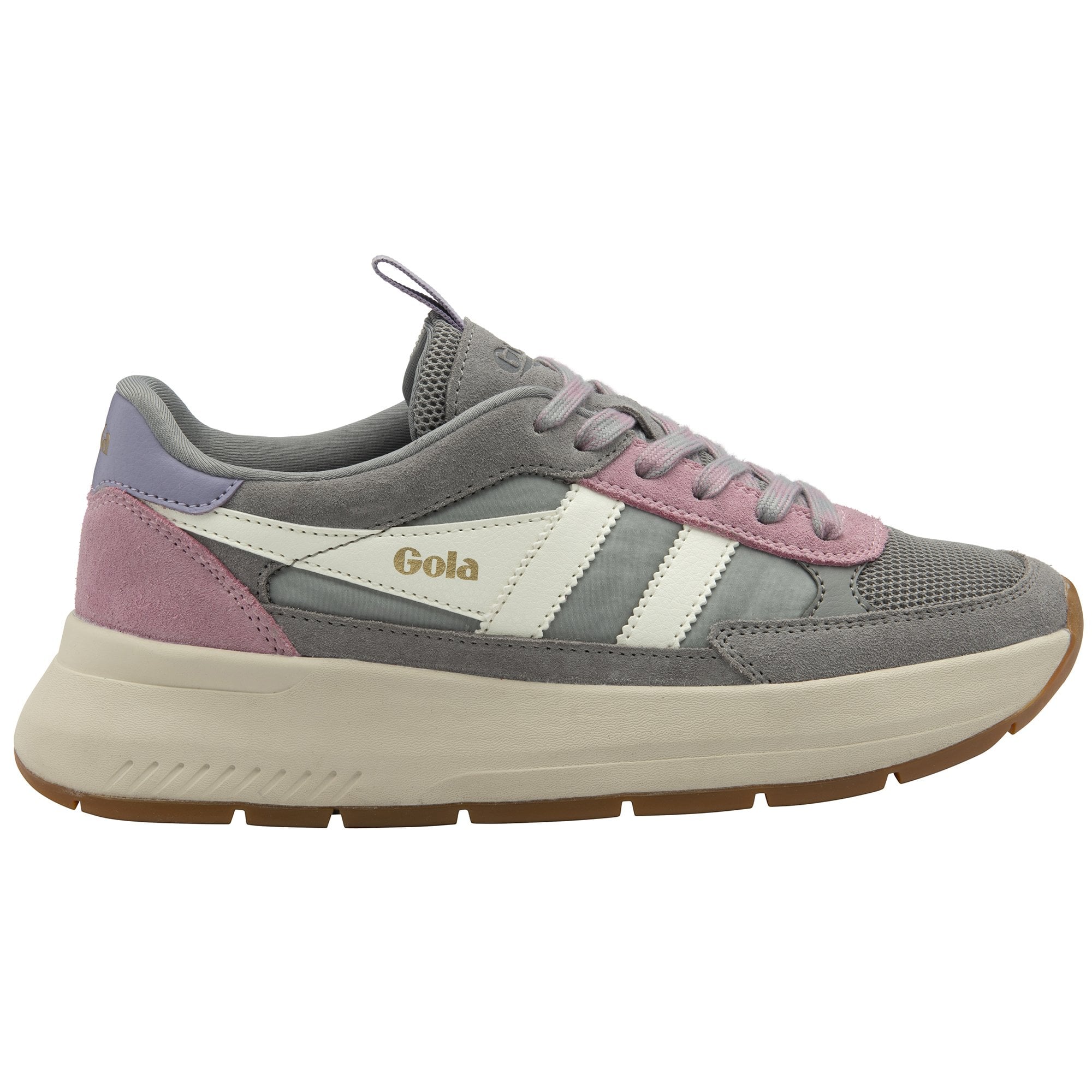 gola-phoenix-sneaker-f-r-damen-in-zement-bonbonrosa-lilie image 1