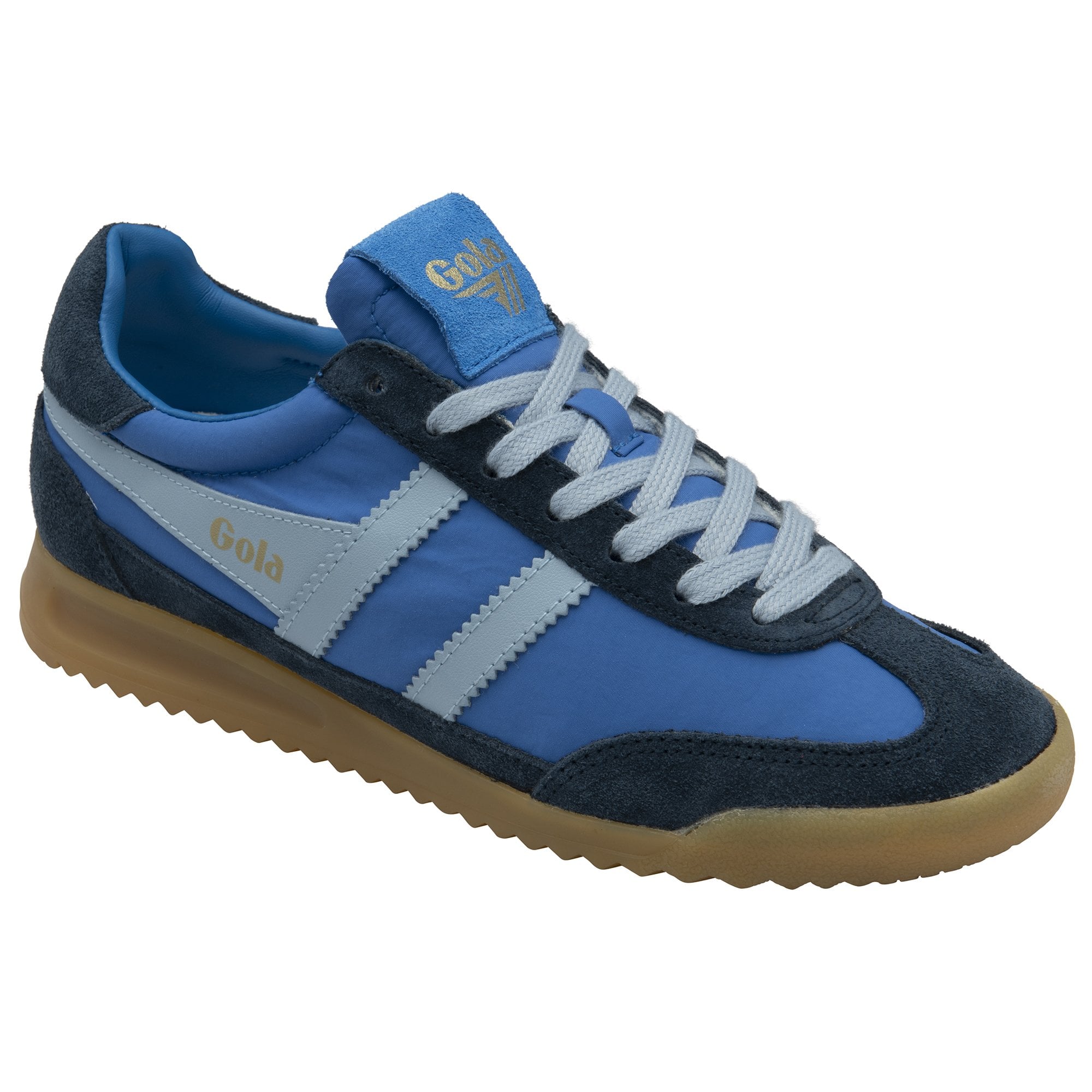 gola-firefly-damen-sneaker-blau-nylon-wildleder image 2
