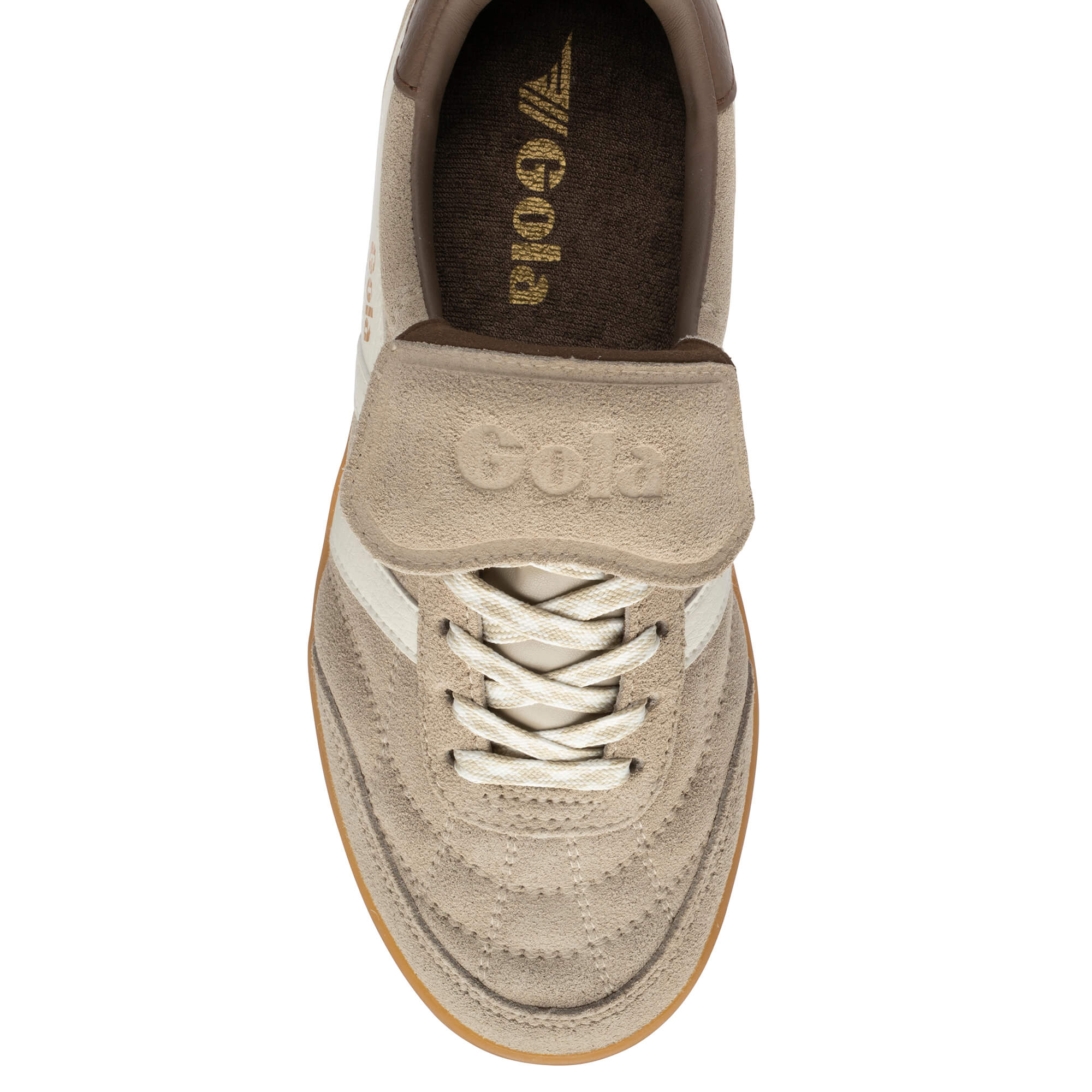 gola-stadia-86-damen-sneaker-knochen-otterbraun image 5
