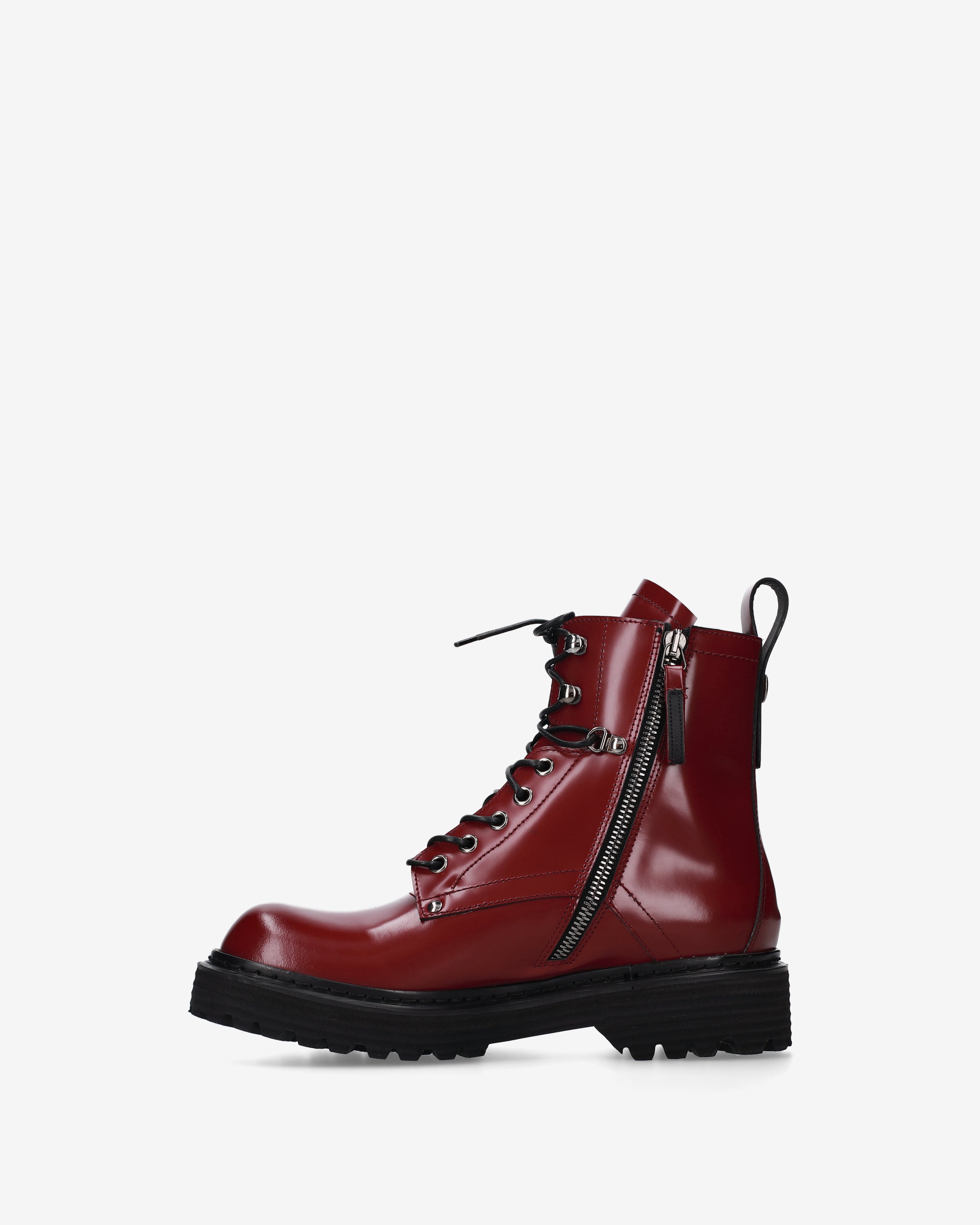 premiata-anfibio-platform-boot-rot-leder-damen image 3