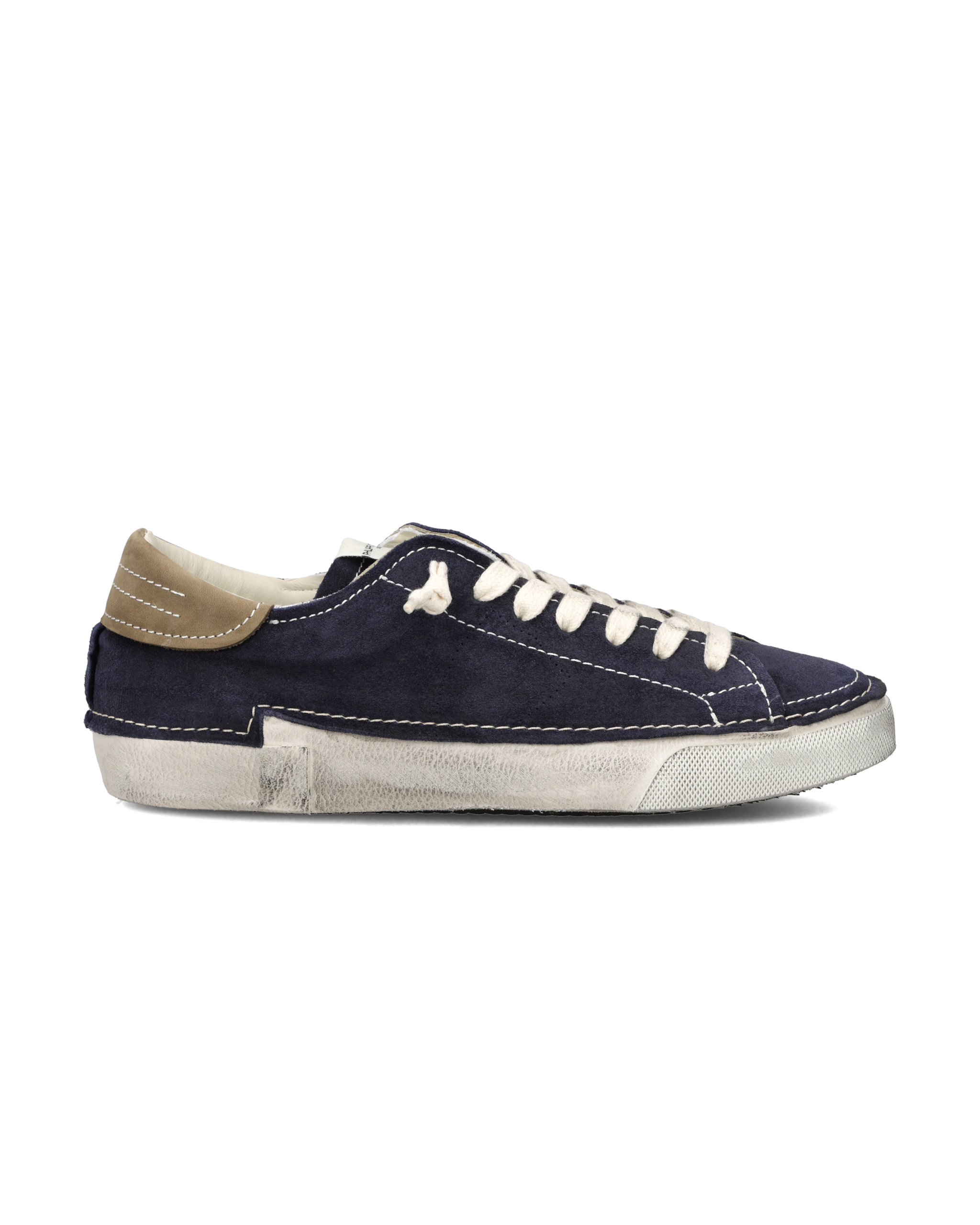 philippe-model-prsx-herren-sneaker-blau-beige image 1
