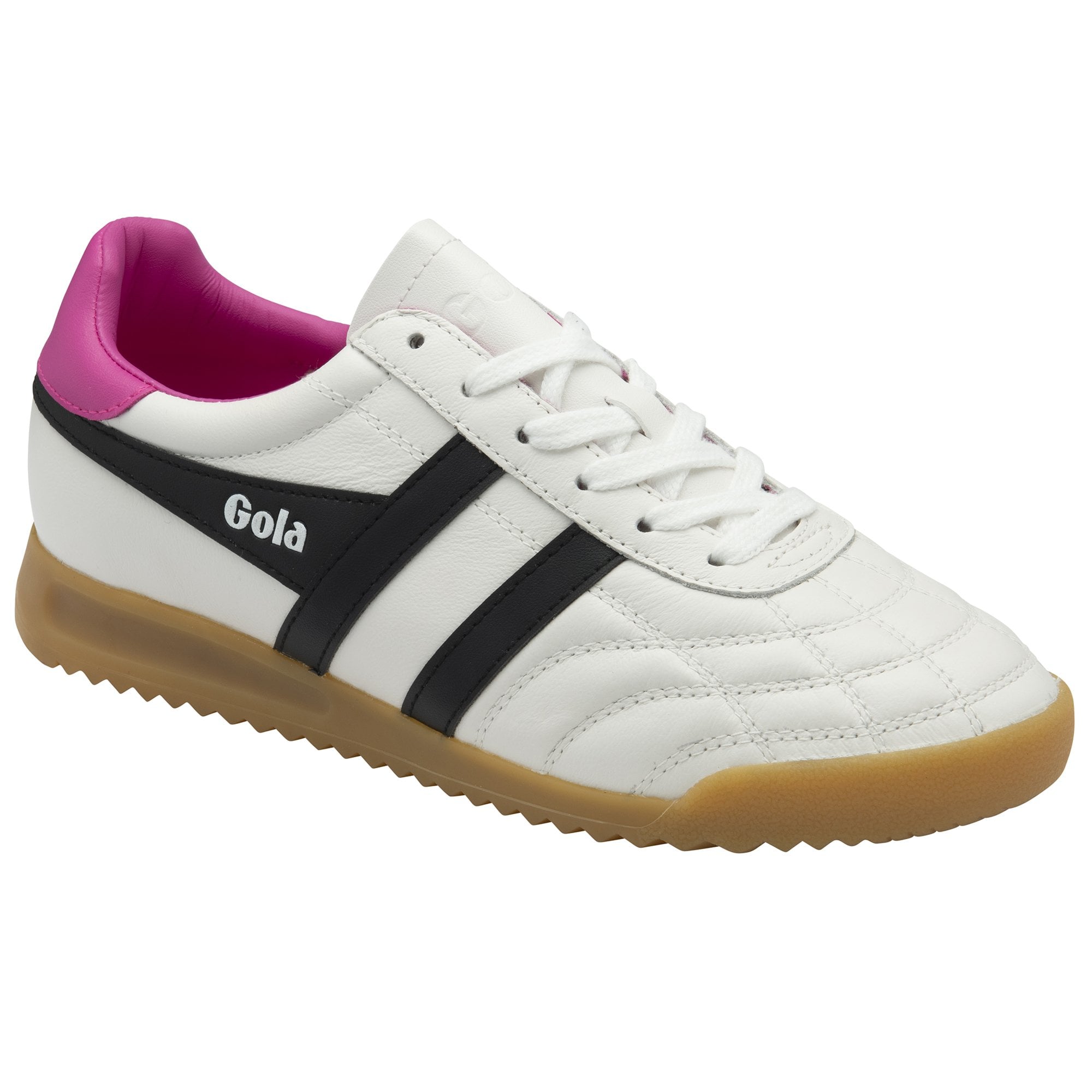 gola-stadium-damen-sneaker-wei-schwarz-pink image 2