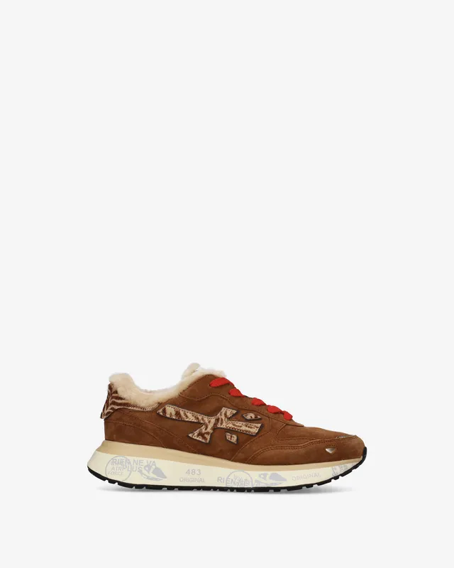 premiata-lauryn-8532m-sneaker-damen-braun-suede-cavallino image 1