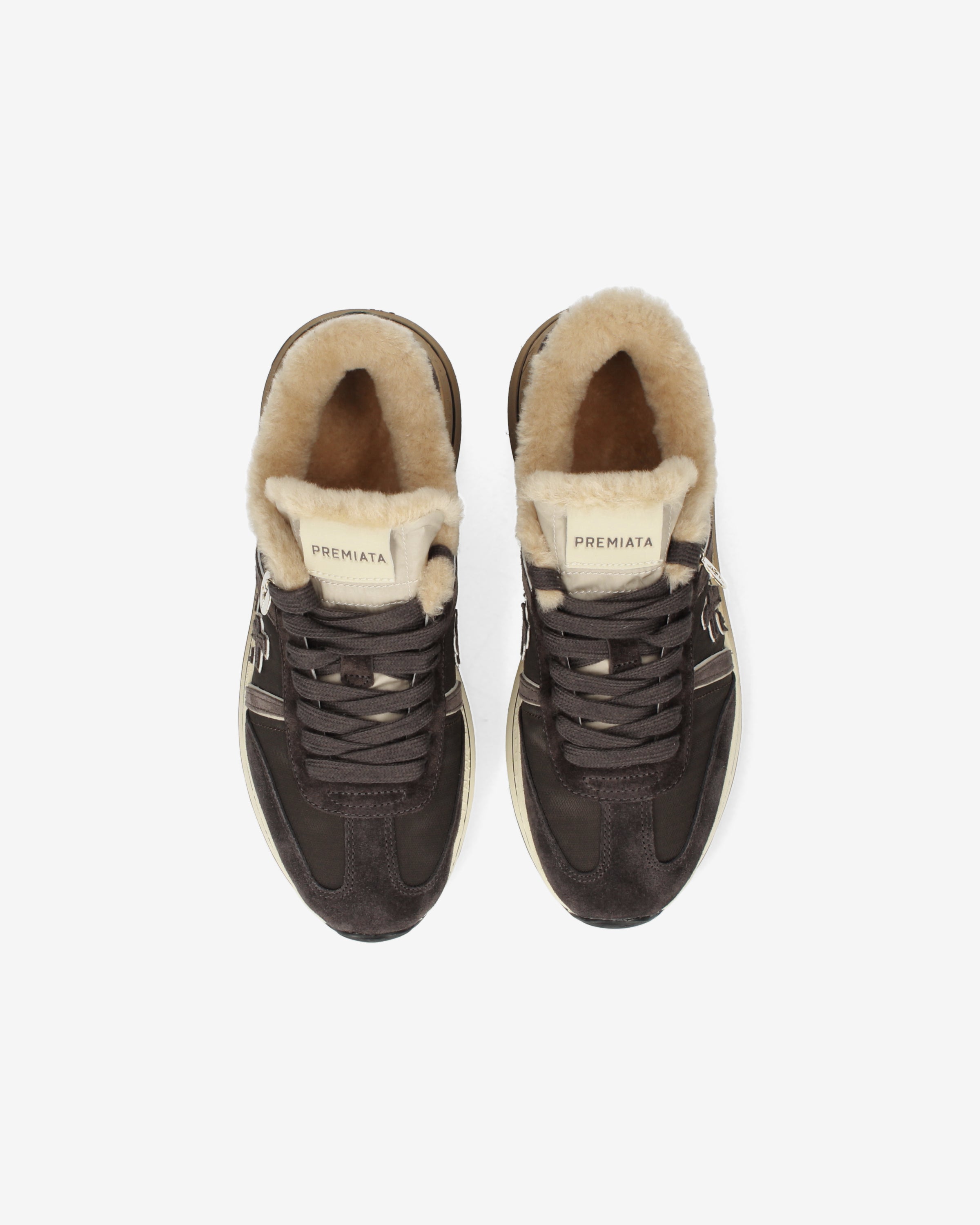premiata-bethcoin-8505m-damen-sneaker-vintage-platform-montone image 6