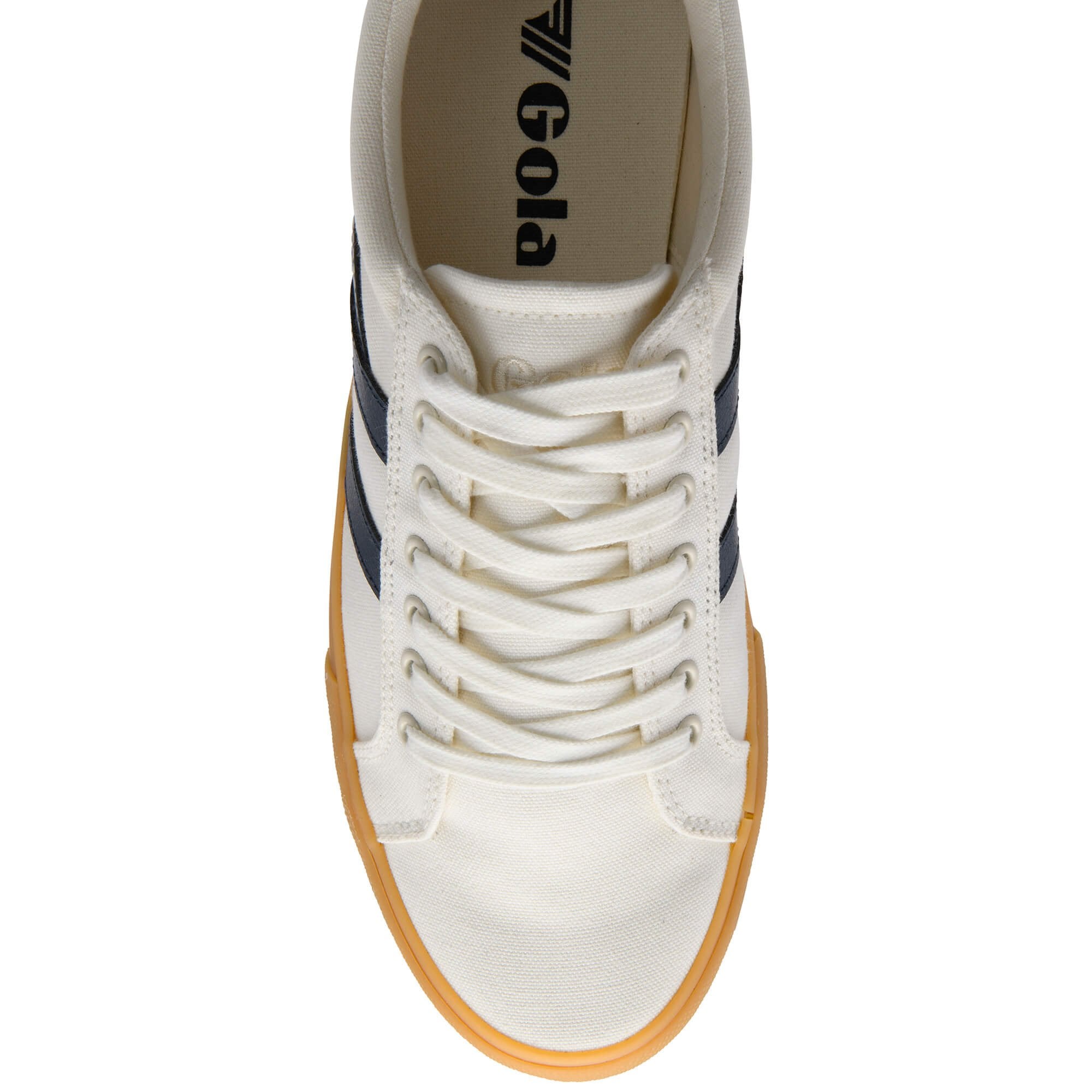 gola-varsity-herren-college-sneaker-creme-canvas-navy image 5