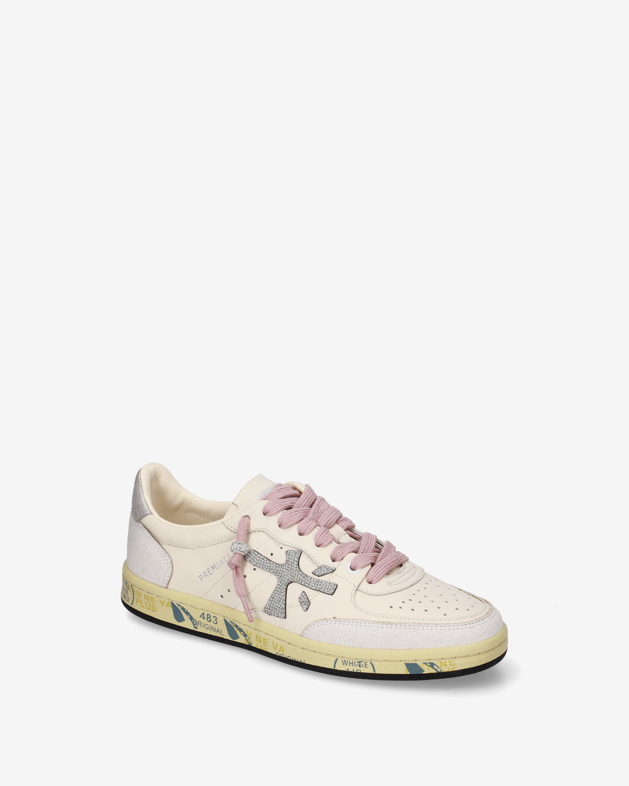 premiata-bskt-clayd-8467-sneaker-white-leder-suede image 4