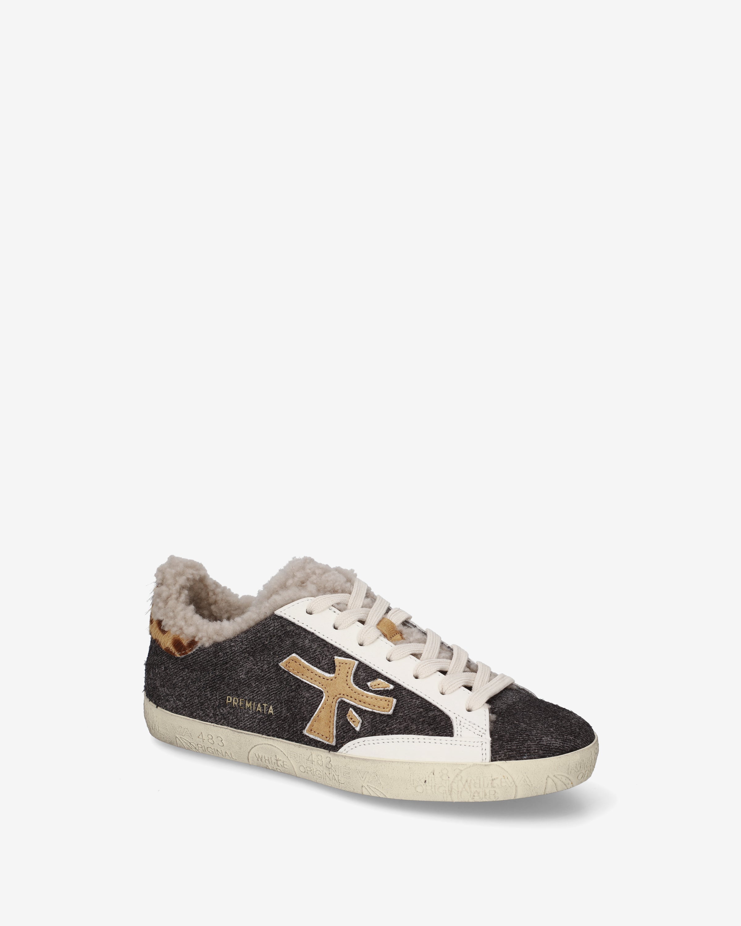 premiata-stevend-8495m-damen-sneaker-tortora image 4