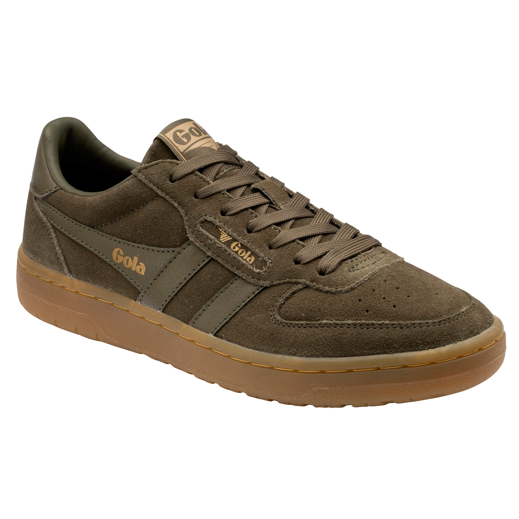 gola-hawk-suede-86-sneaker-f-r-damen-khaki image 2