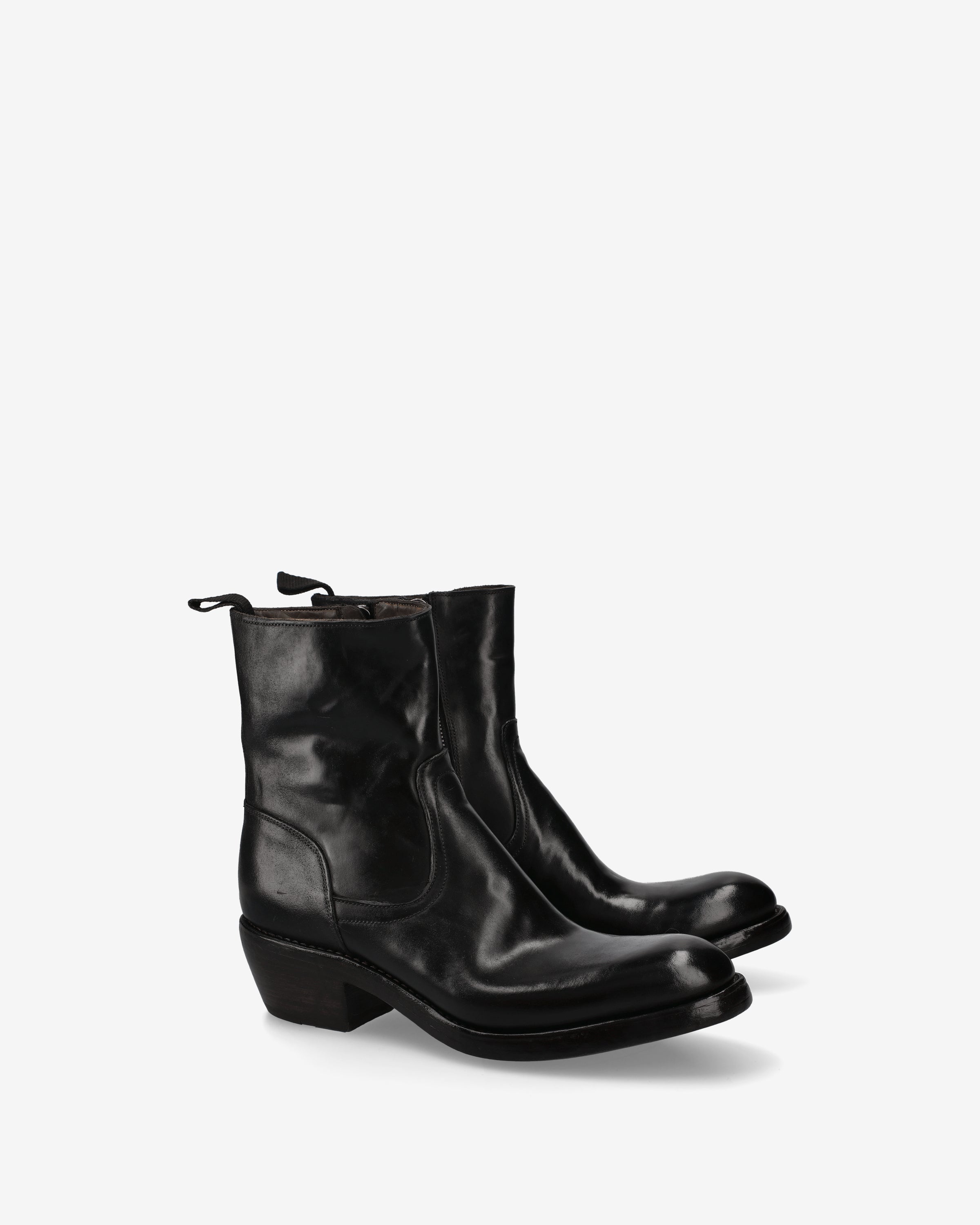 premiata-stivaletto-texano-cordovan-nero-herren-western-stiefel image 2