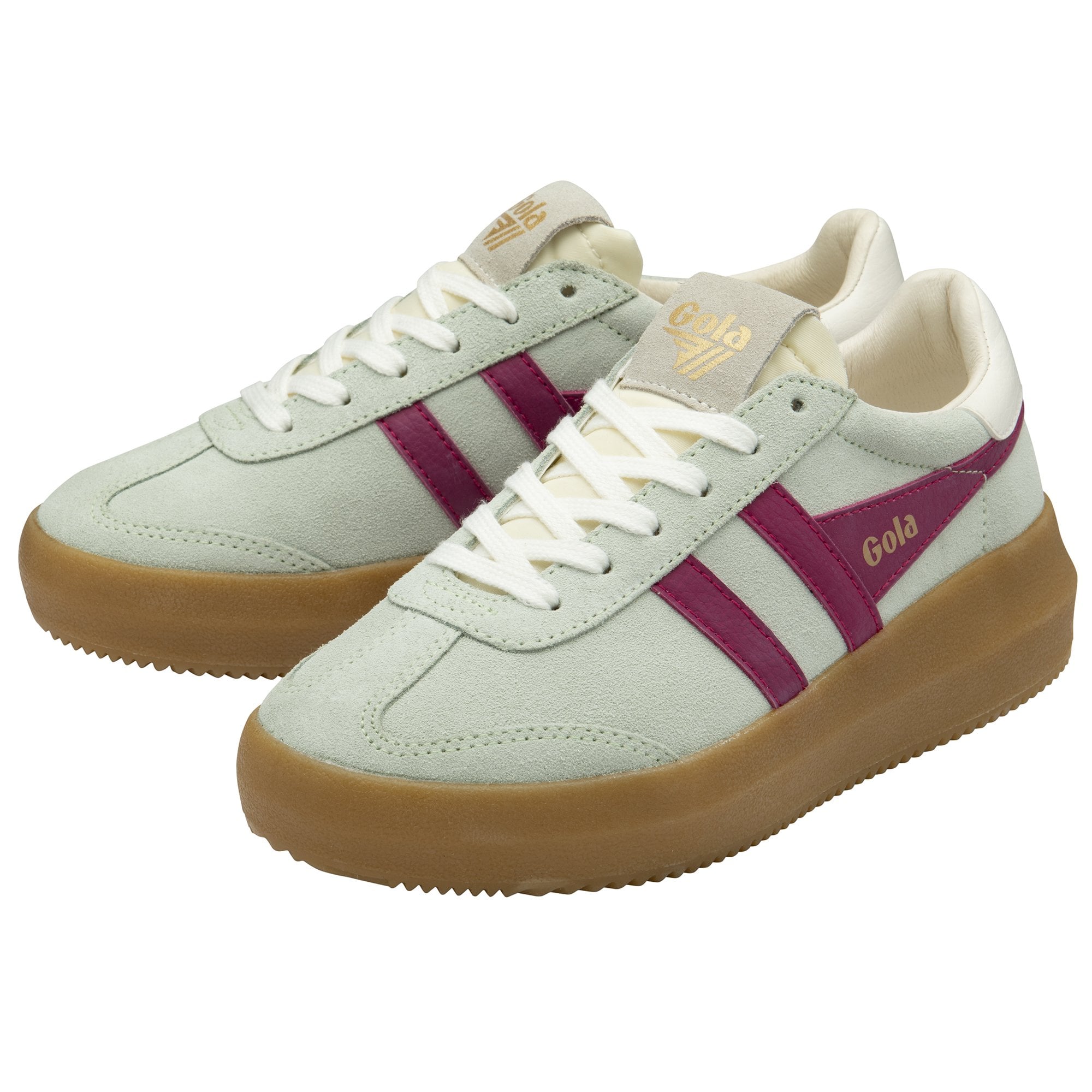 gola-athena-damen-sneaker-plateau-matcha-fuchsia-off-white image 3