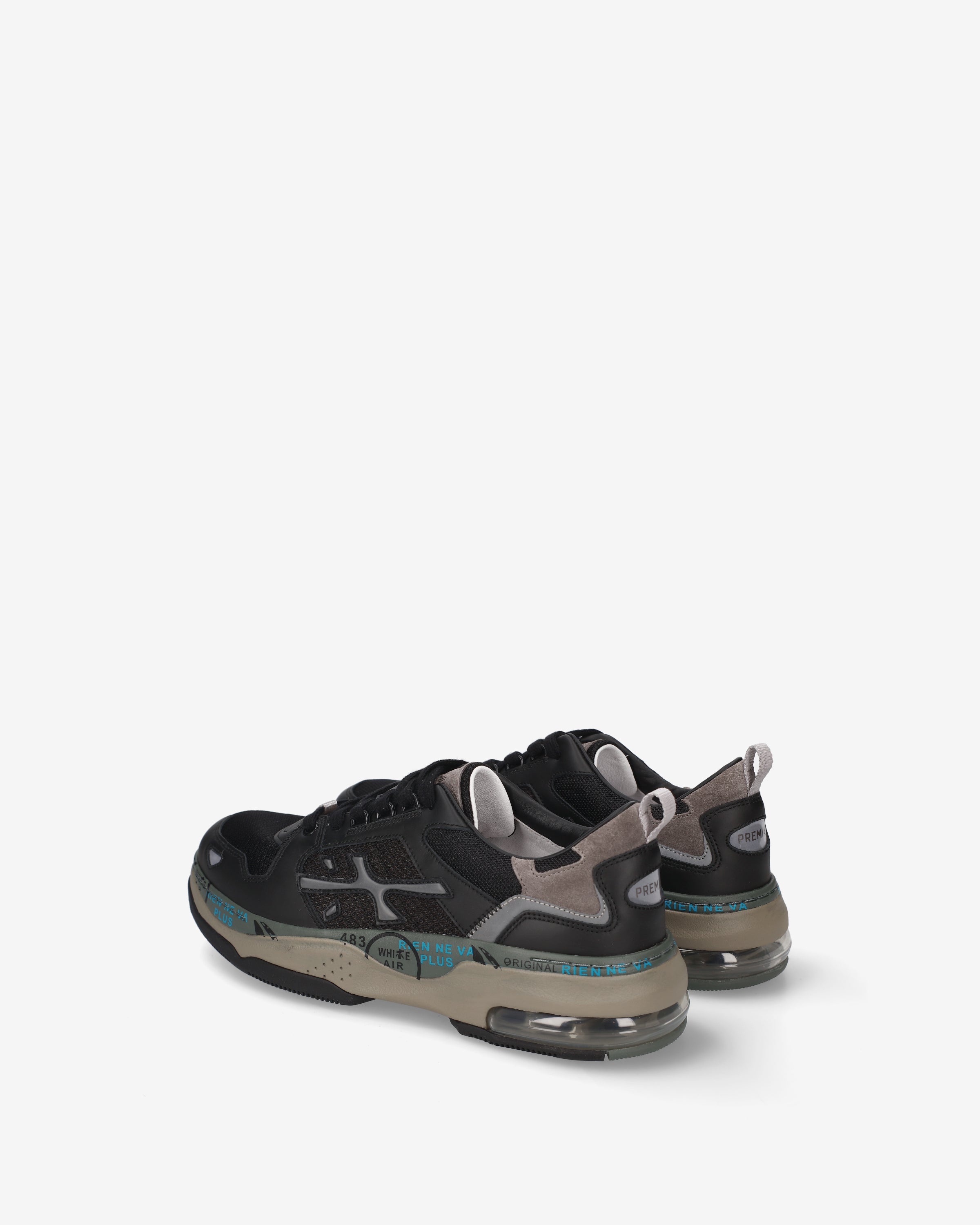 premiata-drake-524-sneaker-herren-schwarz-air image 5