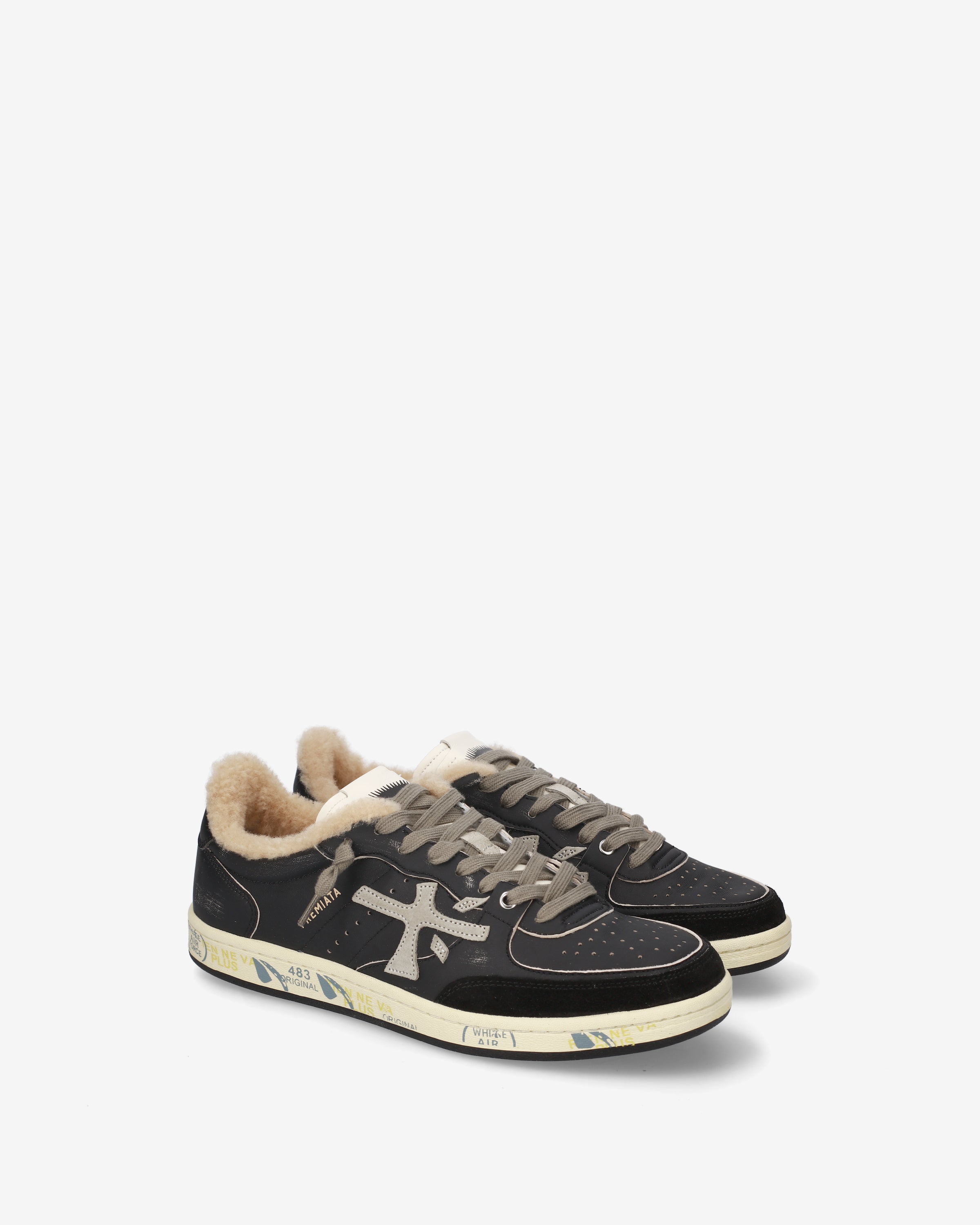 premiata-bskt-clay-6909m-herren-sneaker-black image 2
