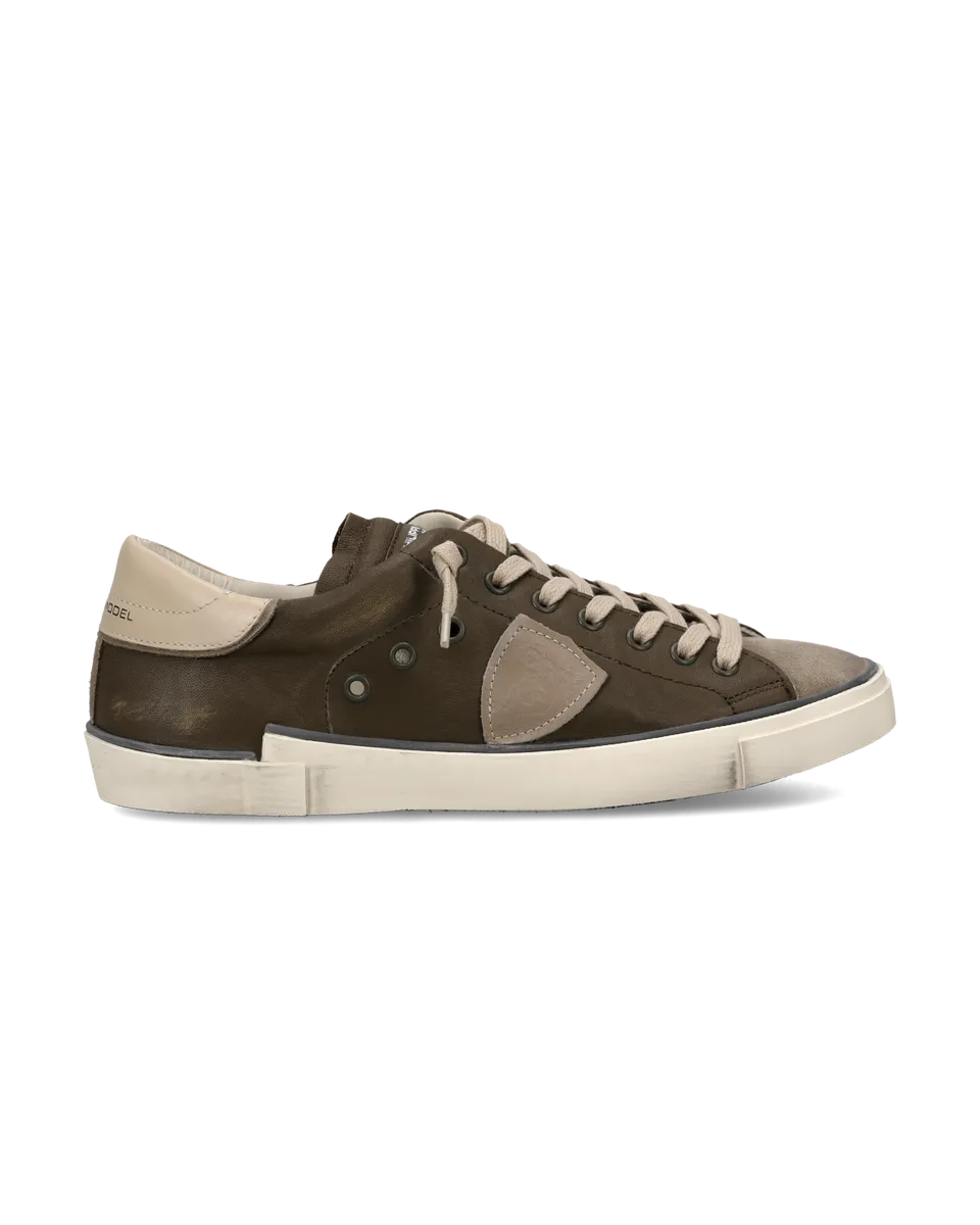 philippe-model-prsx-herren-sneaker-sandbraun image 1