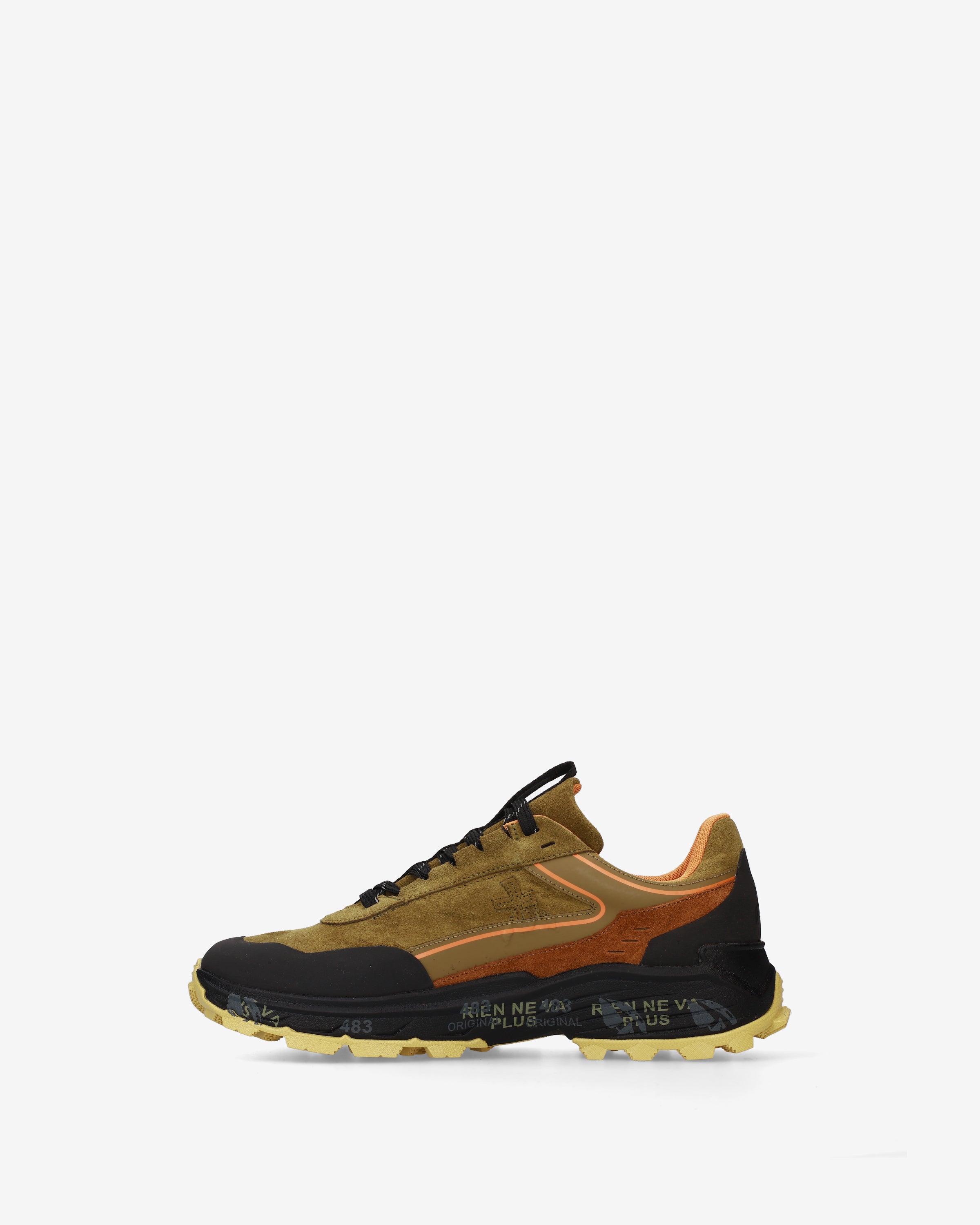premiata-devin-501-sneaker-olive-suede-vibram-herren image 3