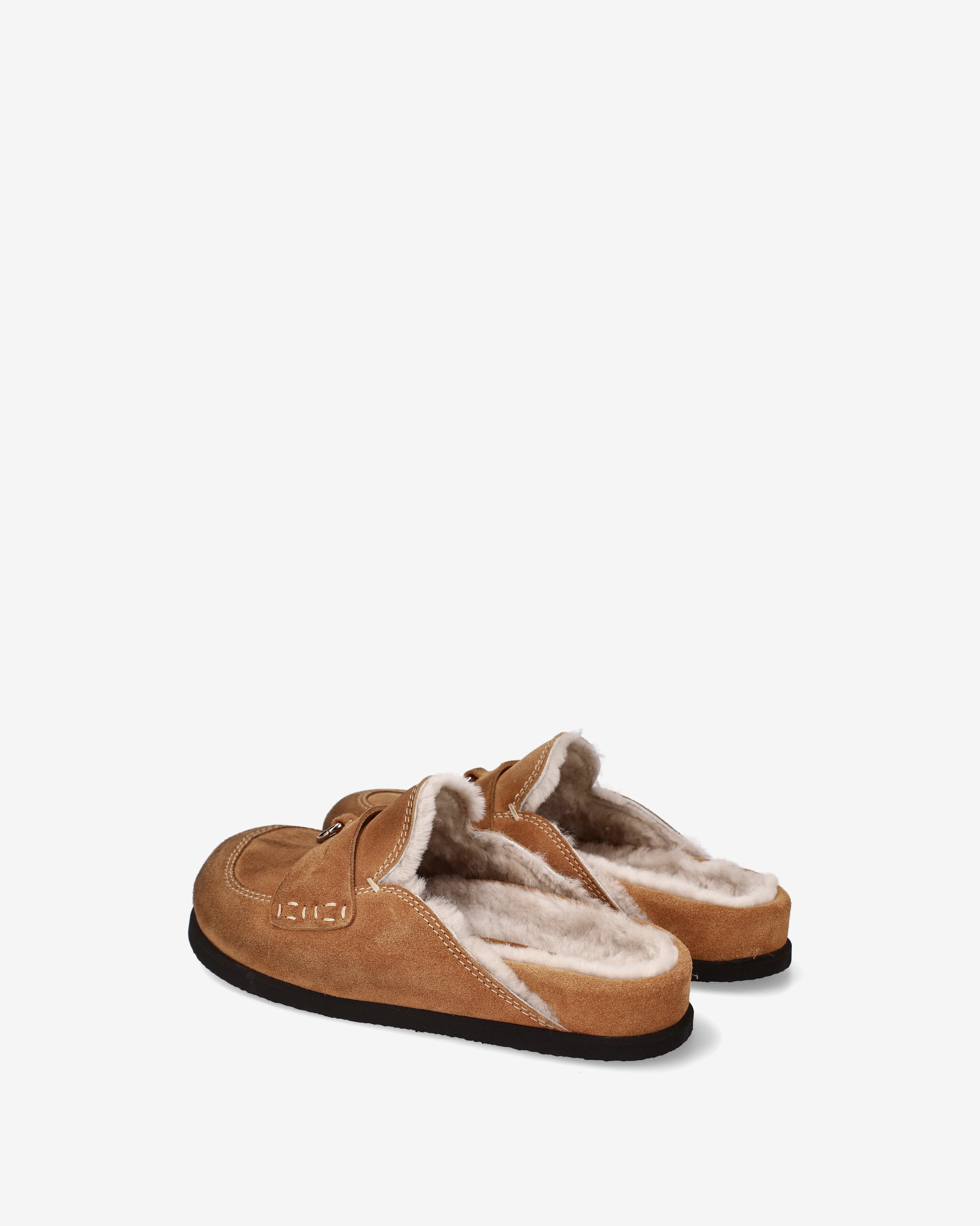premiata-mules-shearling-damen-tan-crosta image 5