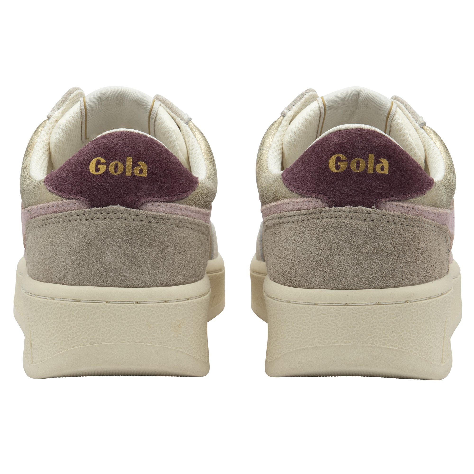 gola-superslam-blaze-sneaker-f-r-damen-heritage-court-in-creme-gold-metallic image 4