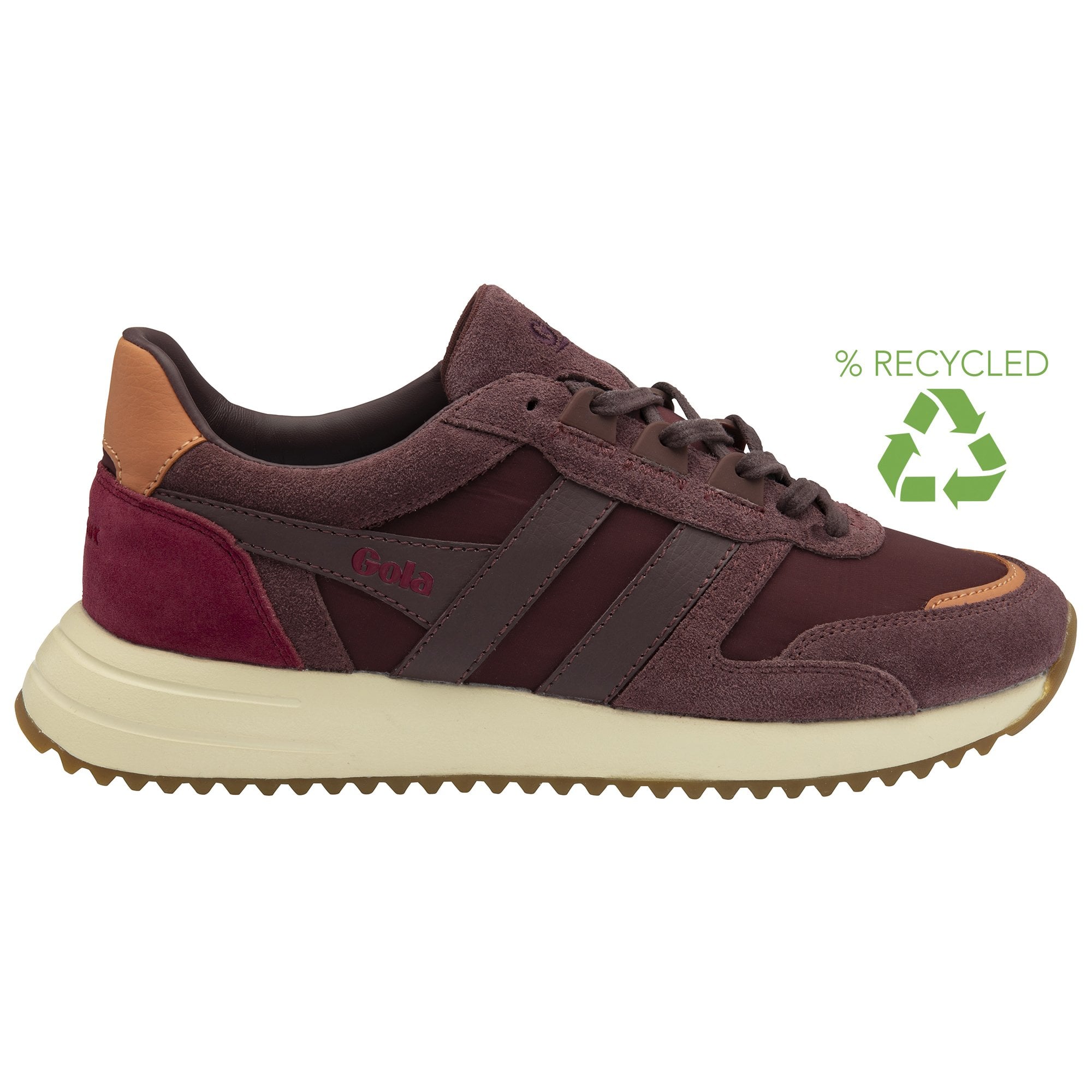 gola-chicago-damen-sneaker-heritage-jogger-in-windsor-wine image 1