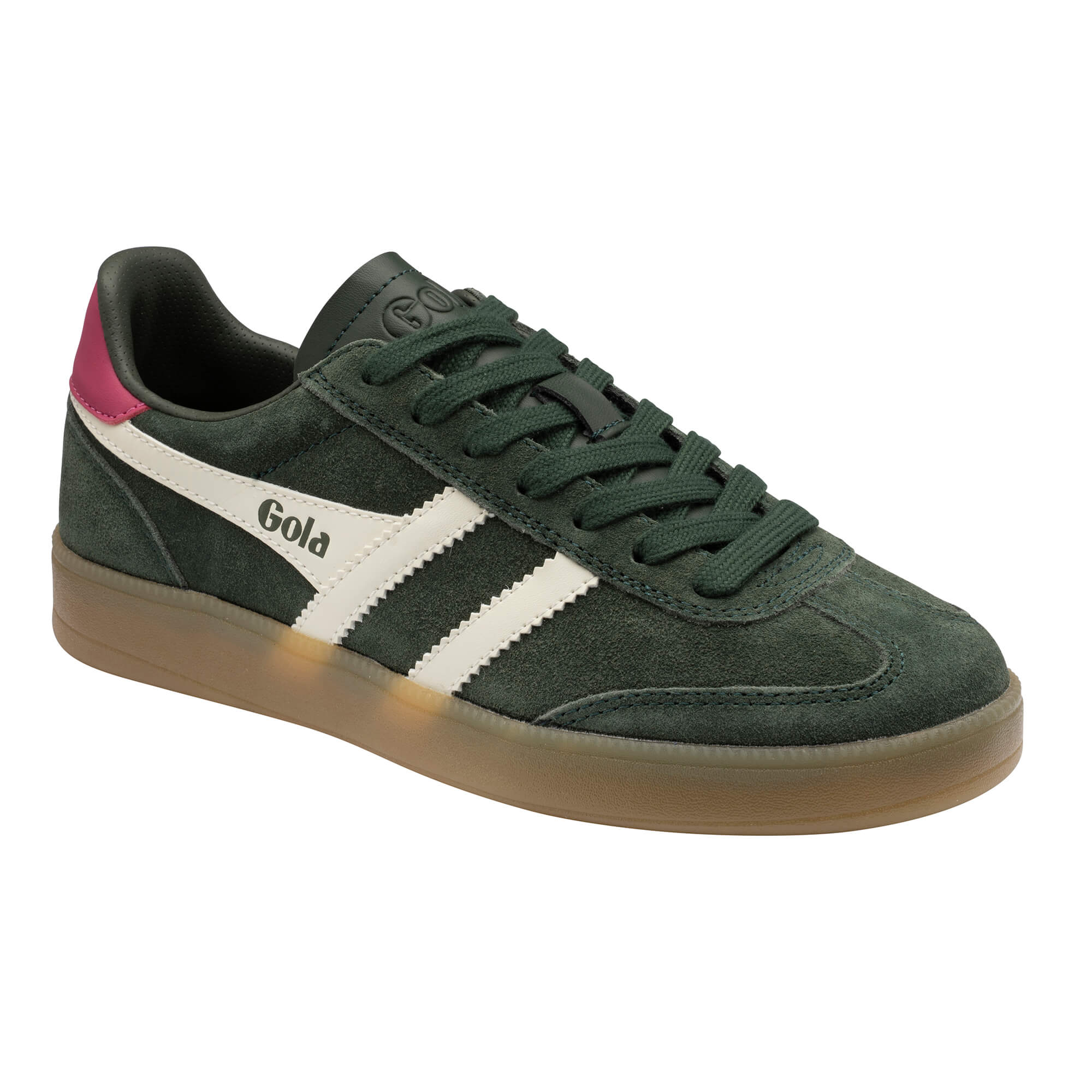 gola-viper-damen-sneaker-wildleder-dunkelkhaki-fuchsia image 2