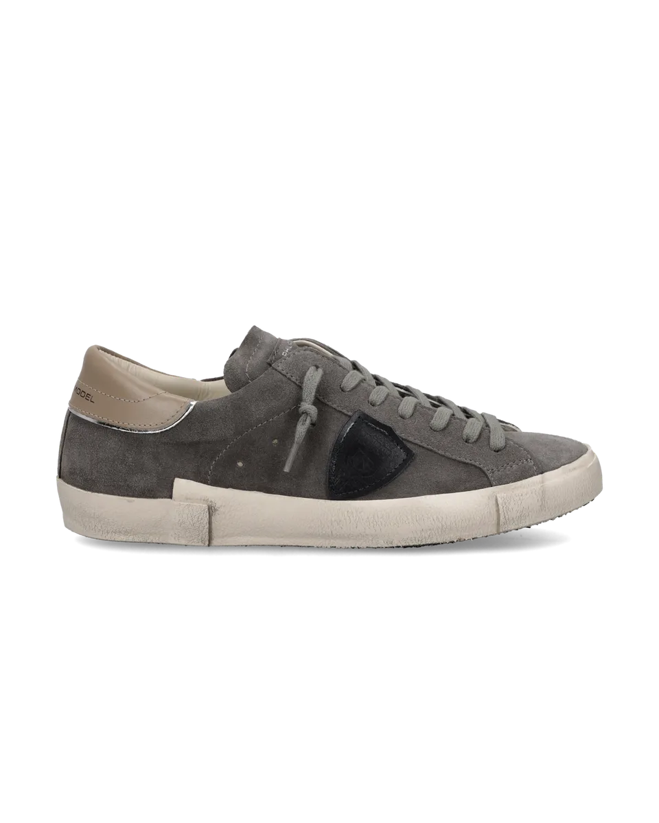 philippe-model-prsx-herren-sneaker-gris-taupe-boue-grau-taupe image 1