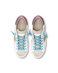 philippe-model-prsx-damen-sneaker-wei-fuchsia-hellblau image 6