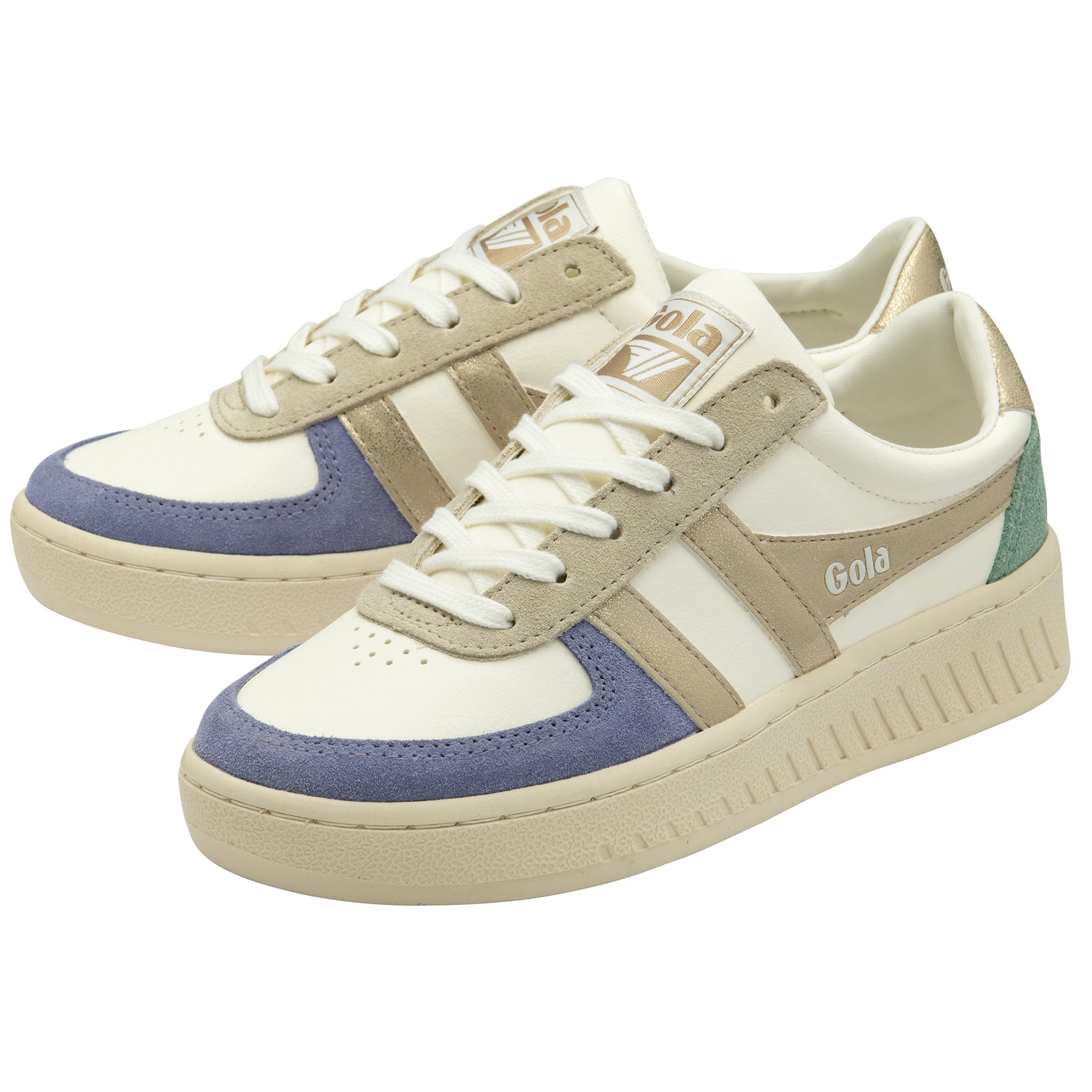 gola-grandslam-quadrant-damen-sneaker-off-white-lavendel-gold-gr-n-glamour-ses-d image 3