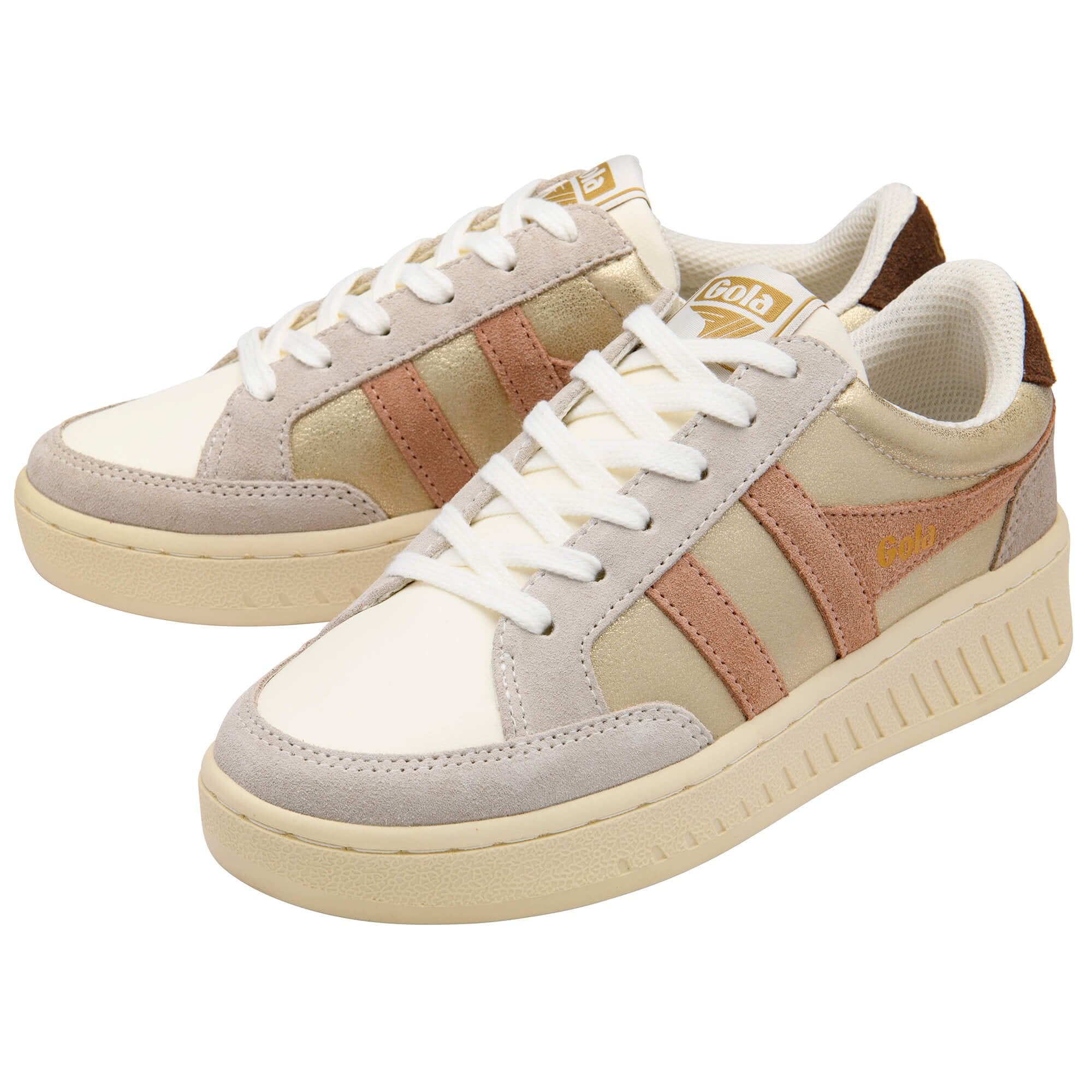 gola-superslam-blaze-sneaker-f-r-damen-cremewei-gold-3 image 3