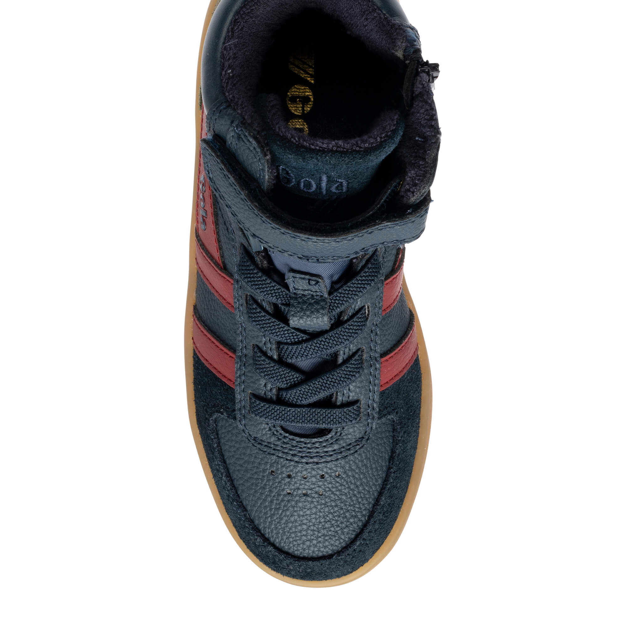 gola-talon-high-top-turnschuhe-f-r-kinder-marine-rot image 5