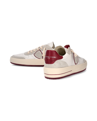 philippe-model-nice-sneaker-herren-wei-bordeaux image 4