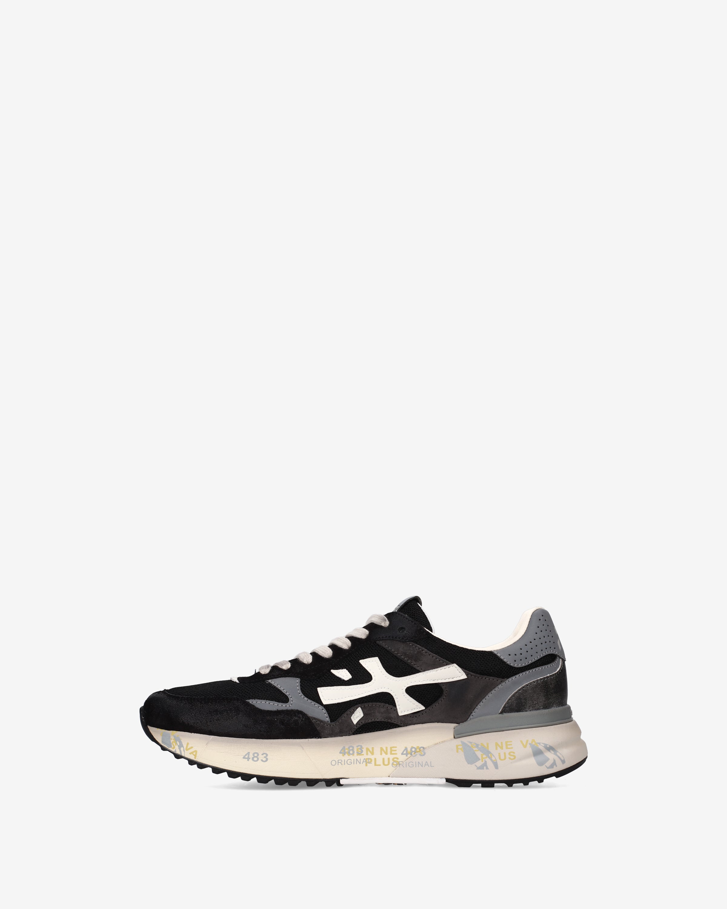 premiata-mick-0-1-8119-sneaker-schwarz-grau-herren image 3