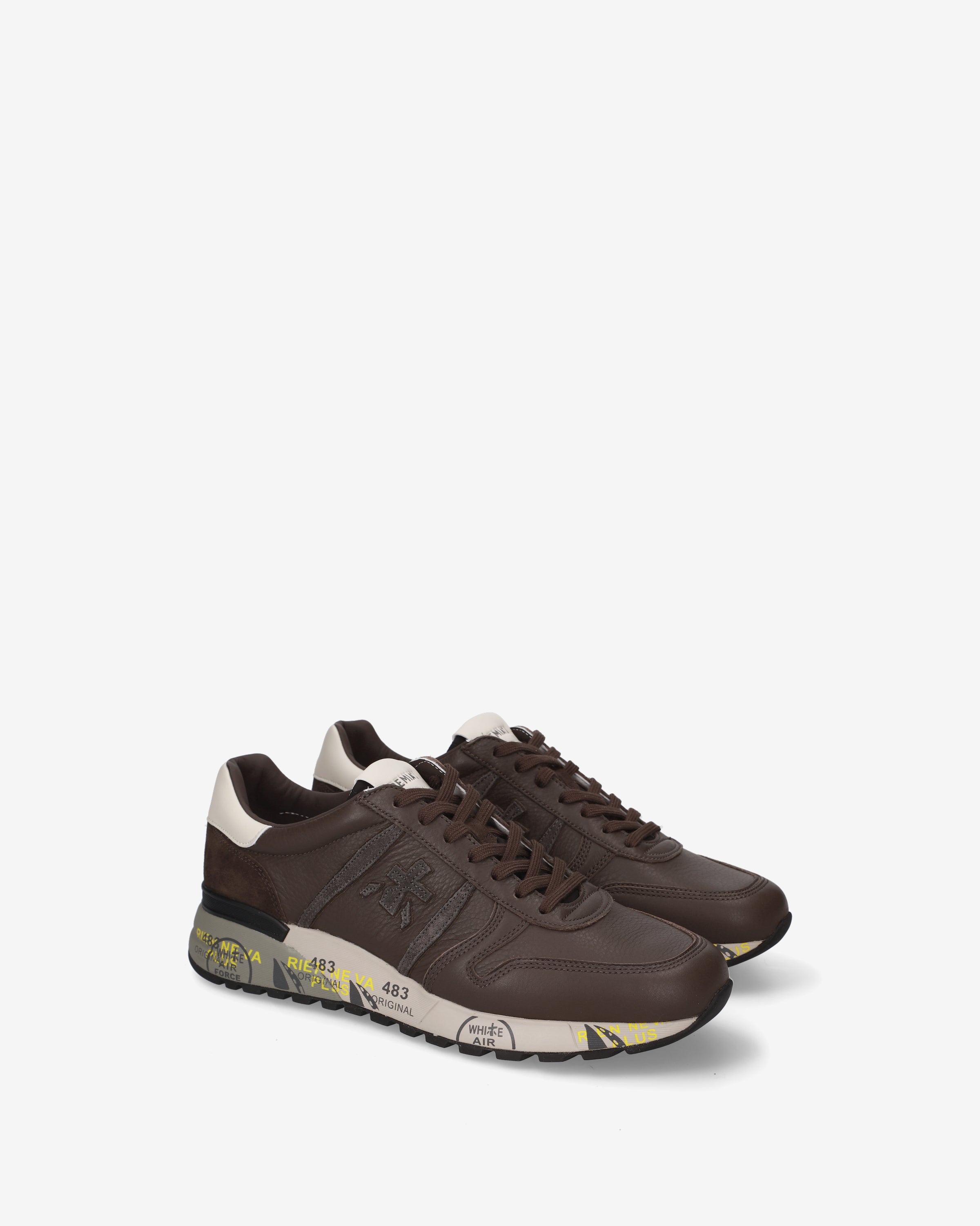 premiata-lander-8658-sneaker-braun-herren image 2