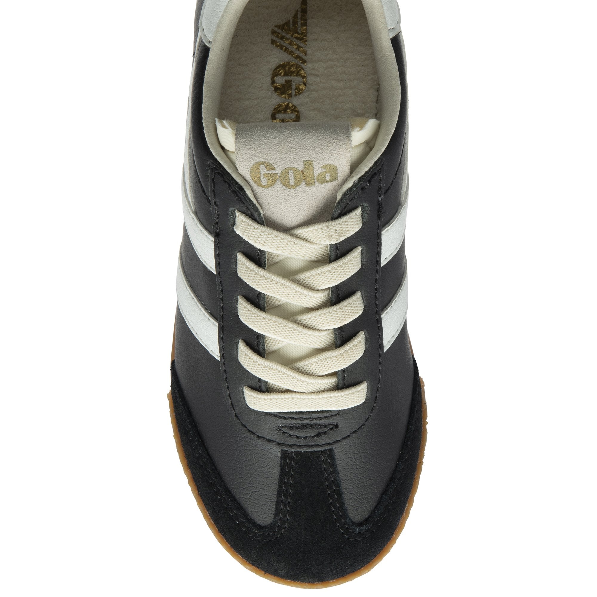 gola-elan-leder-sneaker-f-r-kinder-schwarz-wei image 5