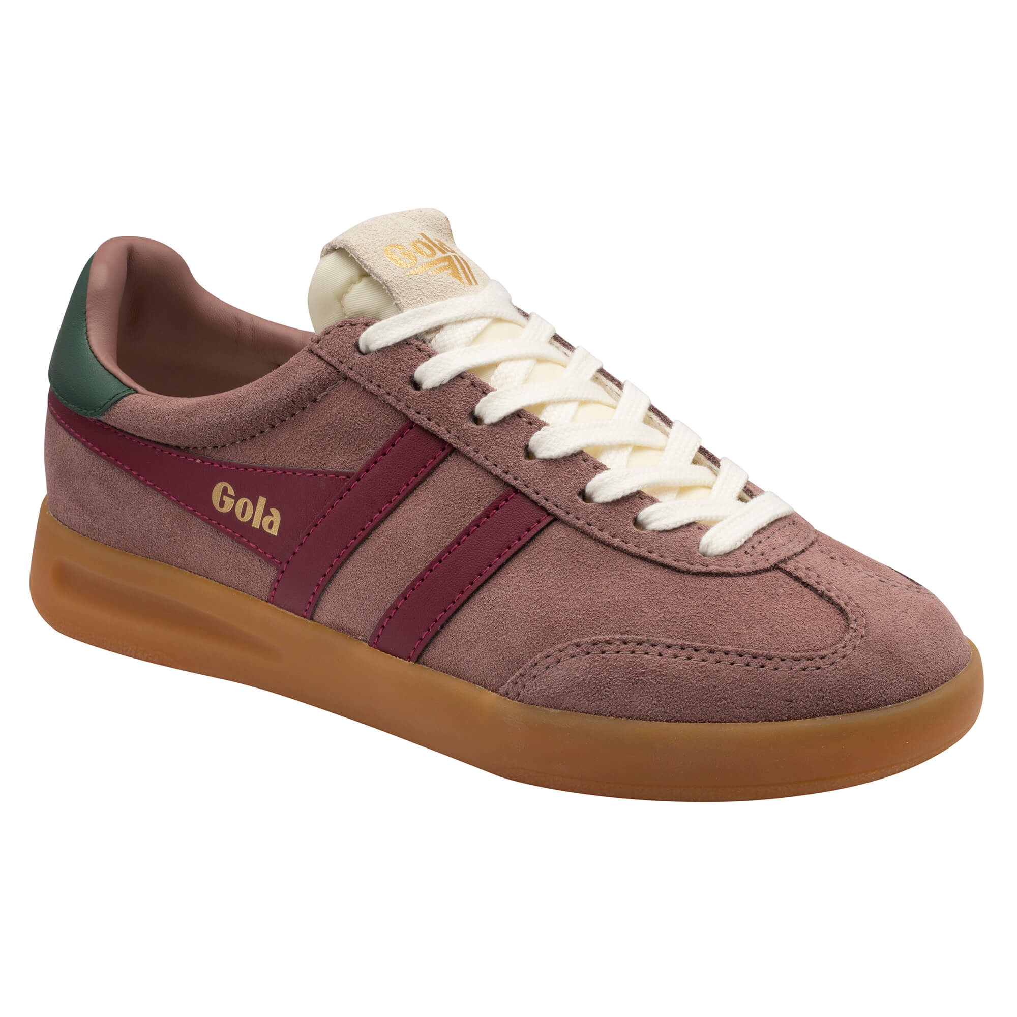 gola-cyclone-damen-sneaker-wildleder-in-braunrose-kirschrot image 2