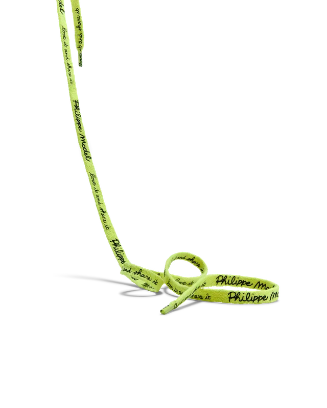 philippe-model-schn-rsenkel-herren-baumwolle-gelb-fluo-schwarz image 1