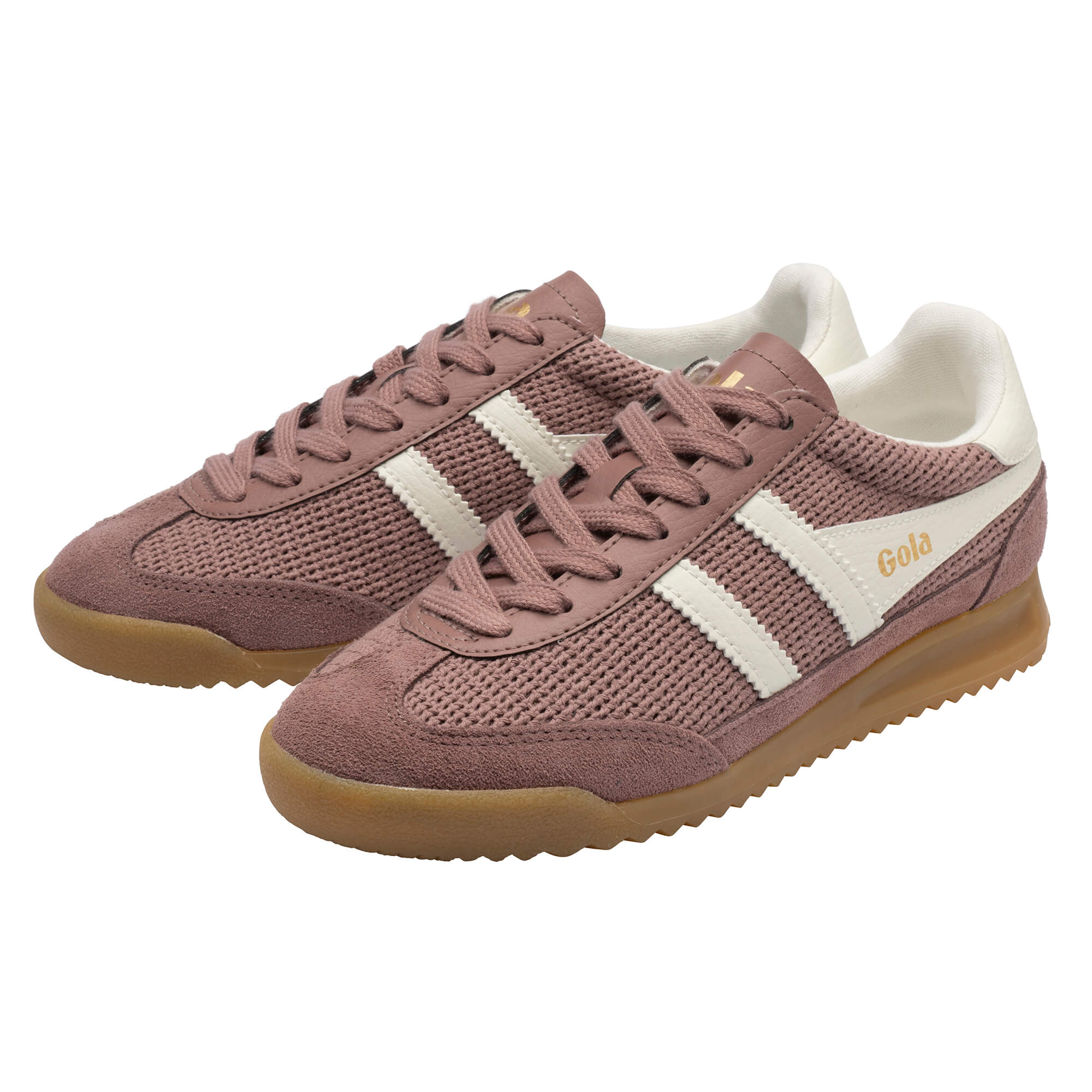 gola-tornado-zephyr-damen-sneaker-gewebtes-h-kel-design-braun-rosa-leichte-keils image 3