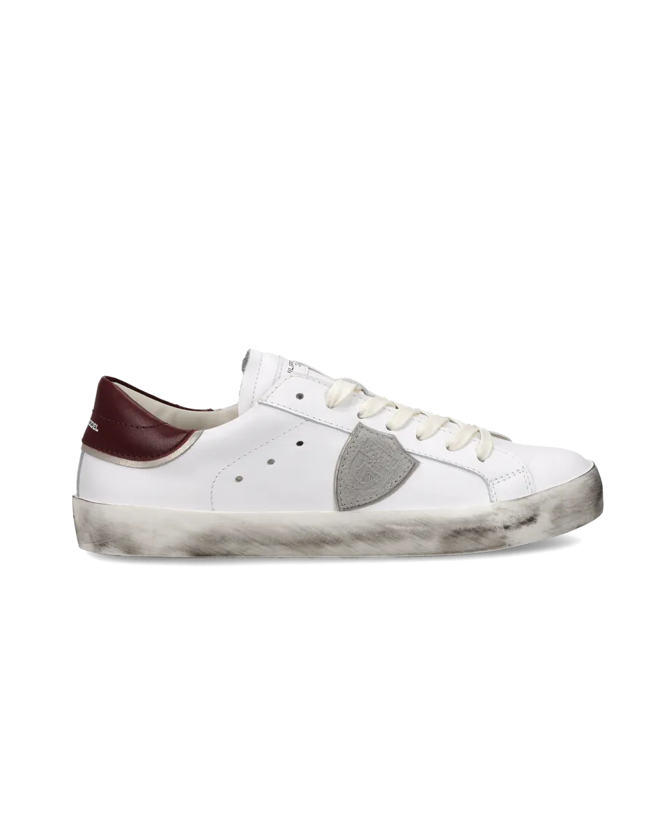 philippe-model-prsx-junior-sneaker-wei-bordeaux image 1